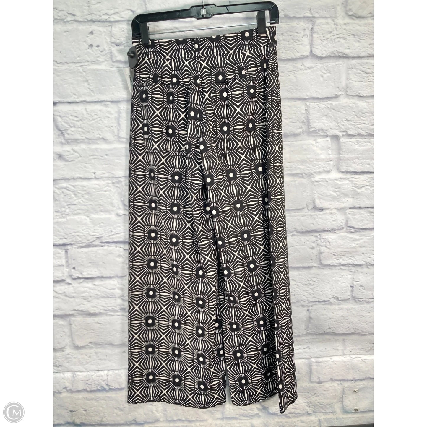 Pants Wide Leg By Maeve In Black & White, Size: 2