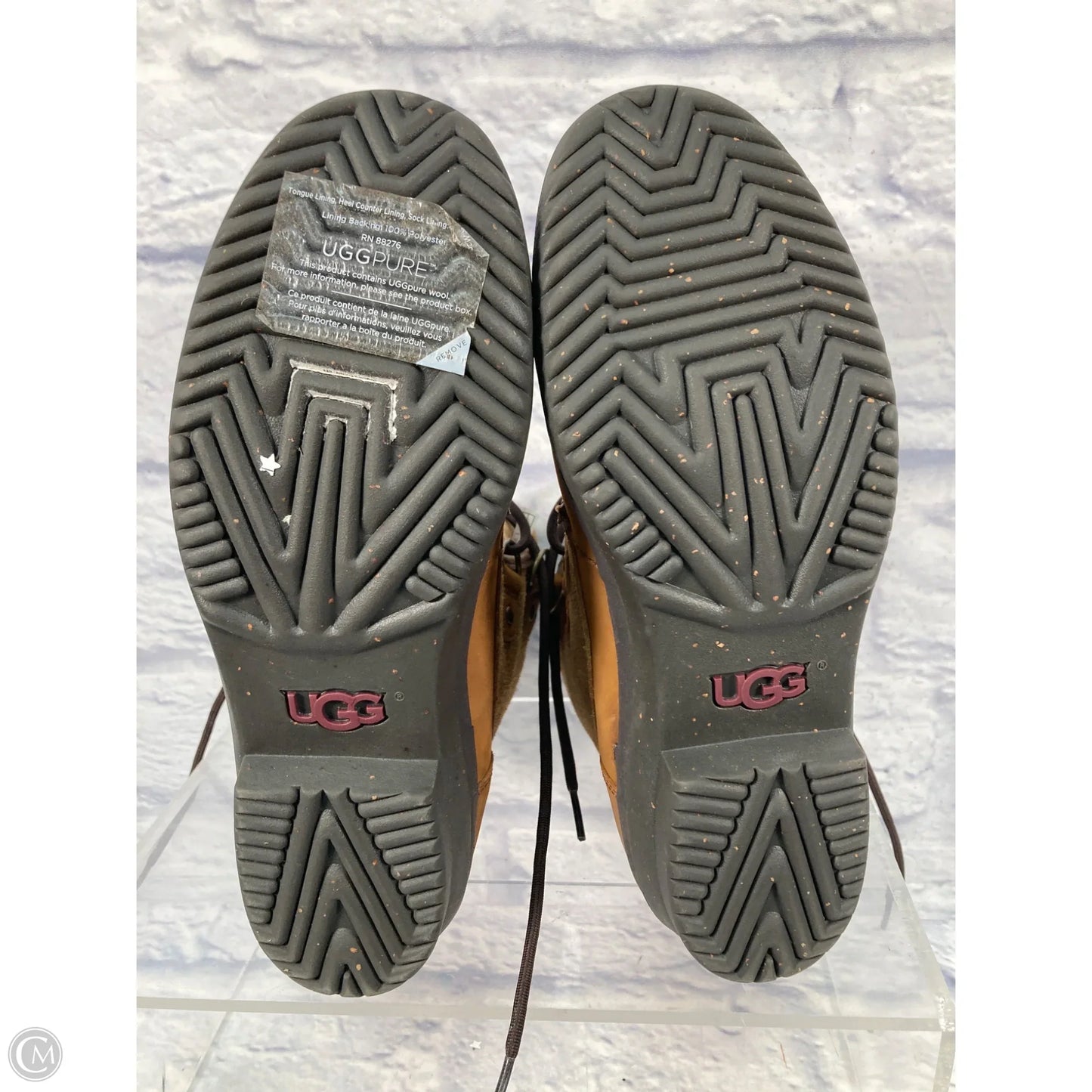 Boots Designer By Ugg In Brown, Size: 8.5