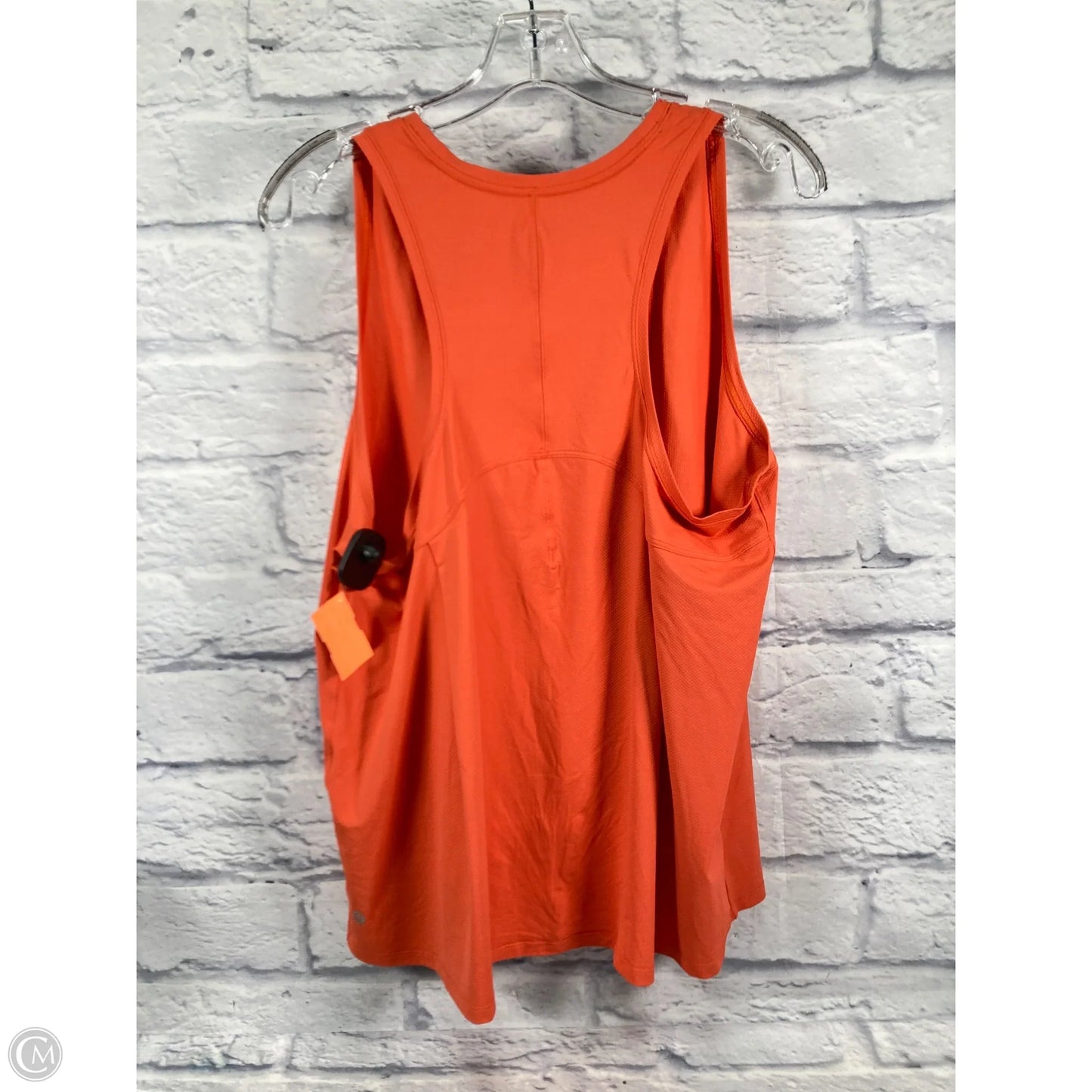 Athletic Tank Top By Lululemon In Orange, Size: L