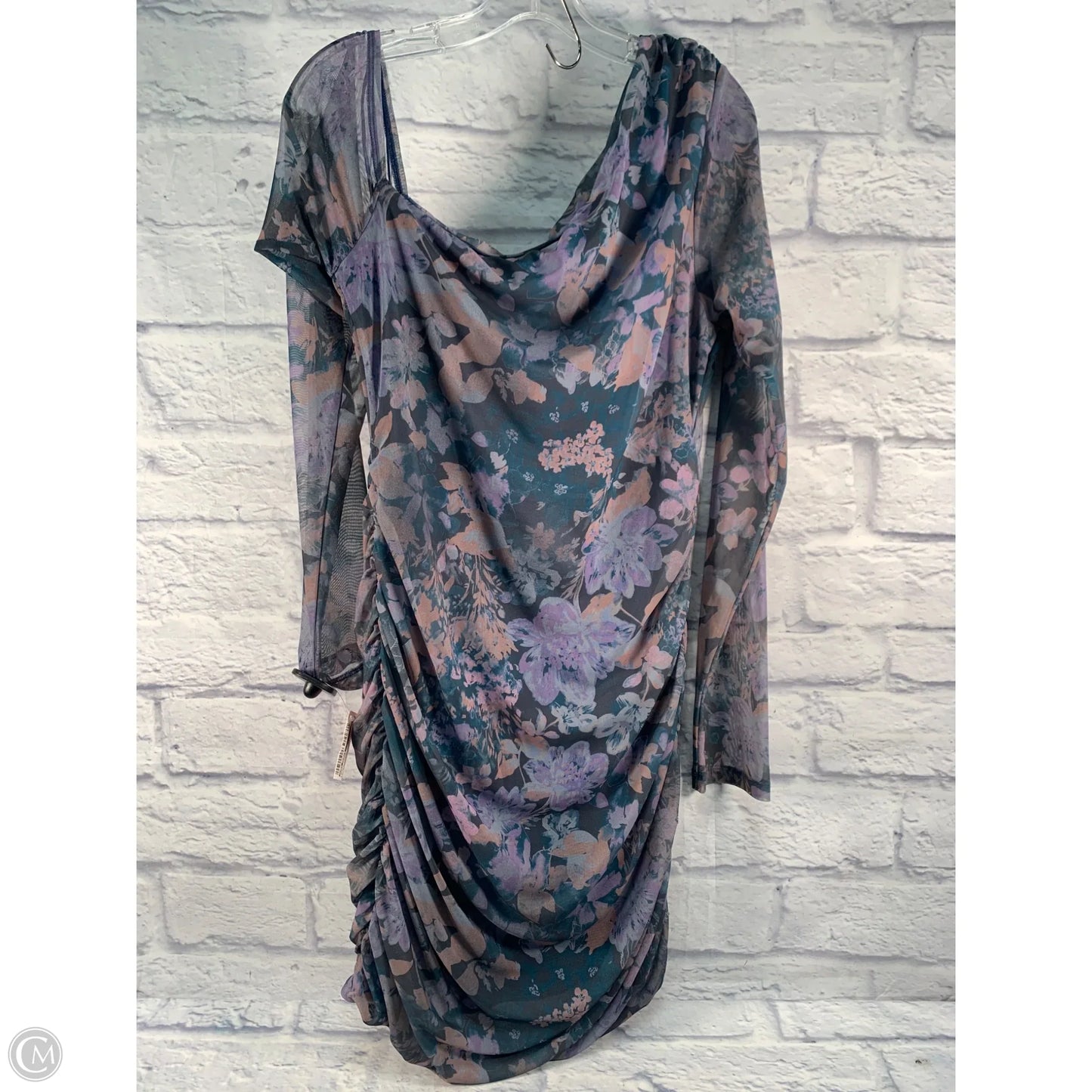 Dress Casual Short By Free People In Blue & Orange, Size: L