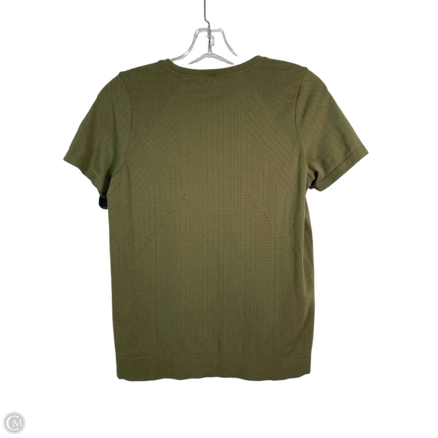 Athletic Top Short Sleeve By Lululemon In Green, Size: Xs