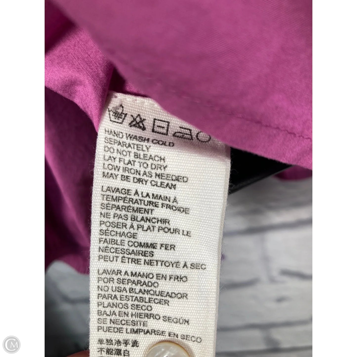Top 3/4 Sleeve By Cleobella In Purple, Size: M