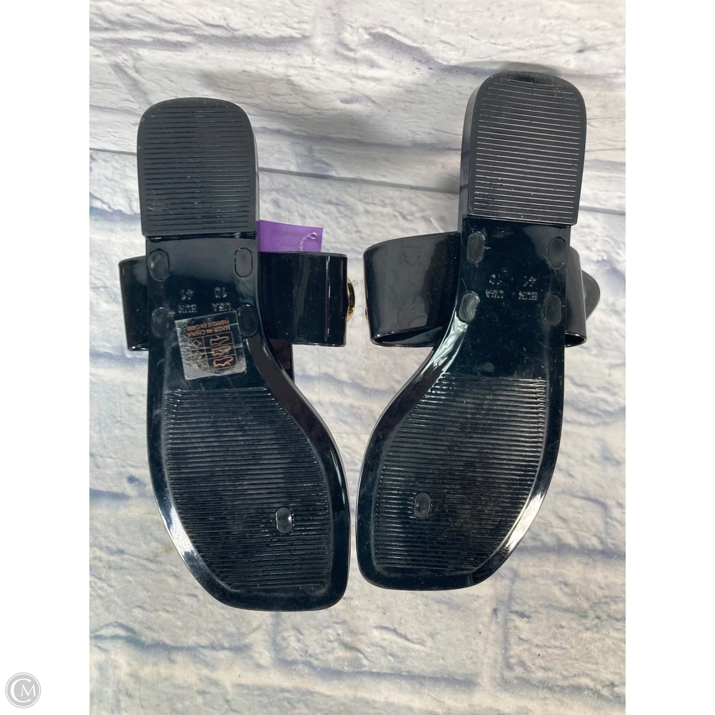 Sandals Flip Flops By Jeffrey Campbell In Black, Size: 10