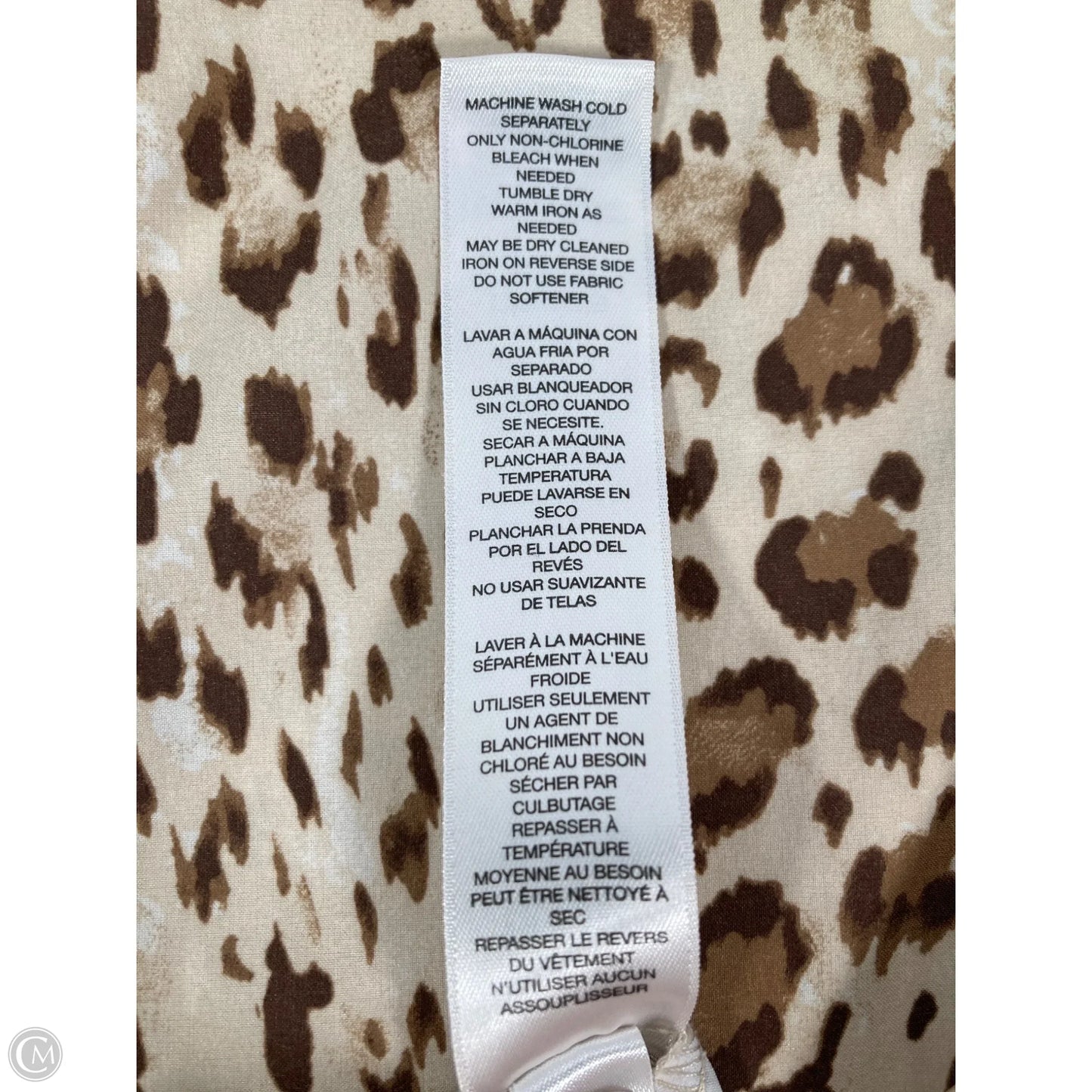 Athletic Capris By Chicos In Animal Print, Size: 10