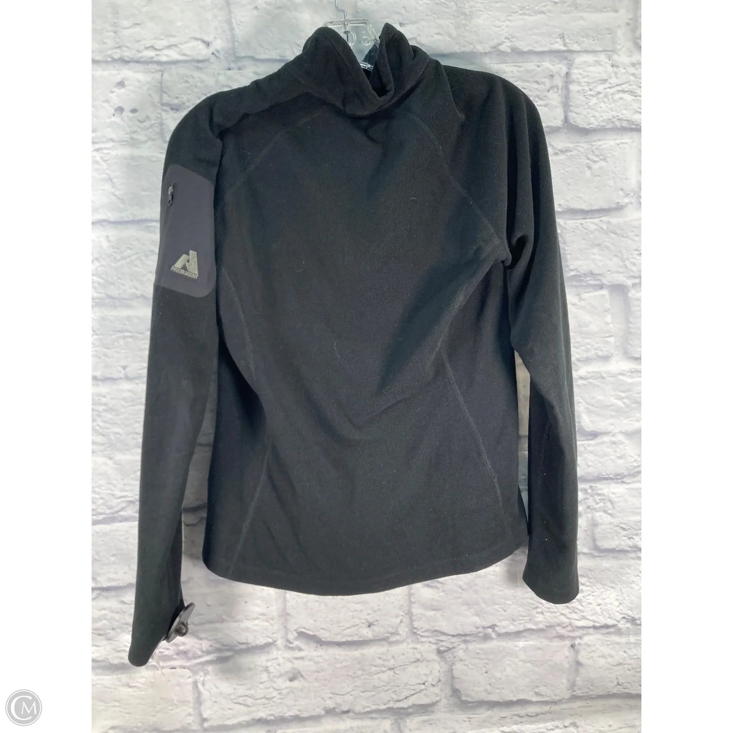 Jacket Fleece By Eddie Bauer In Black, Size: M