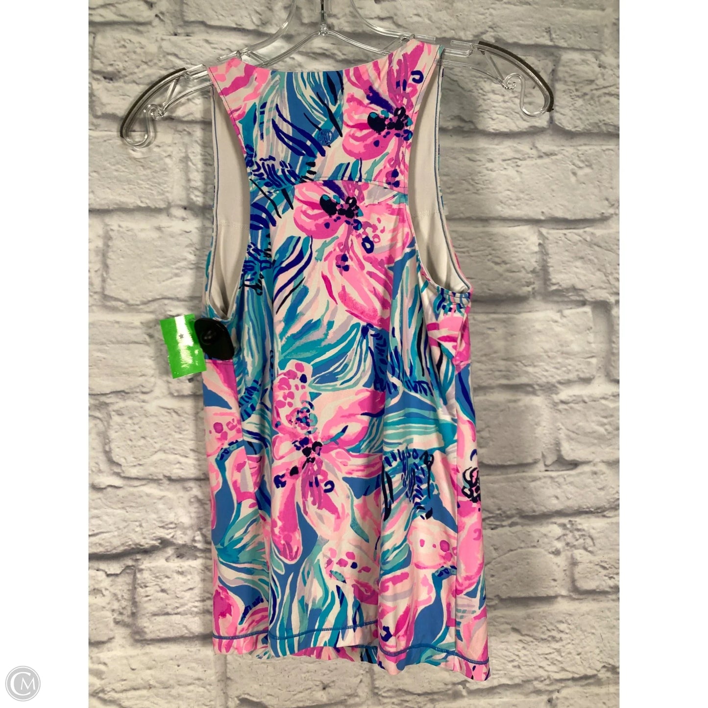 Tank Top Designer By Lilly Pulitzer In Blue & Pink, Size: Xs
