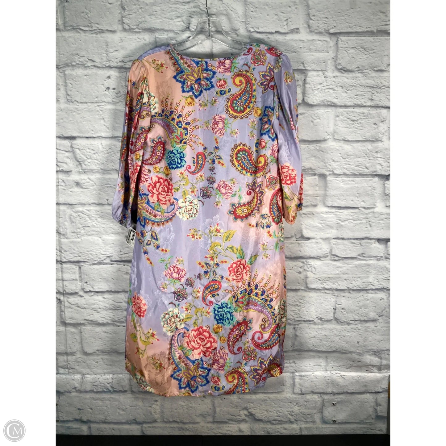 Dress Casual Short By Johnny Was In Pink & Purple, Size: Xs