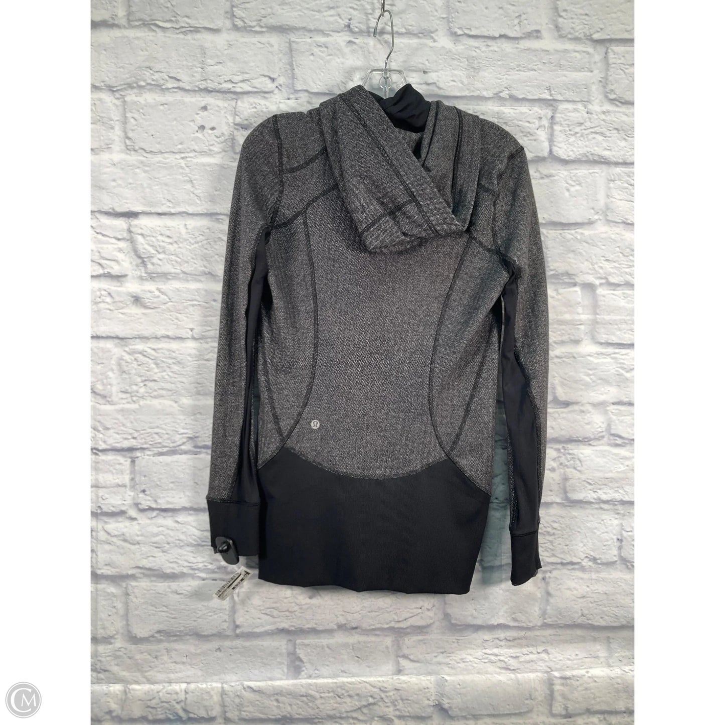 Athletic Jacket By Lululemon In Grey, Size: S