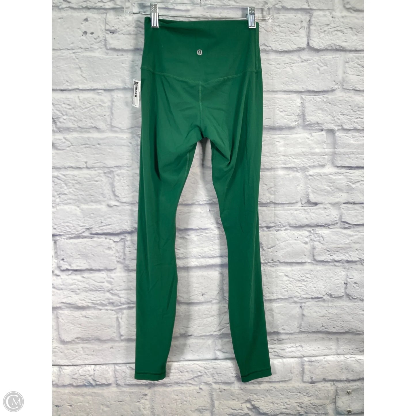 Athletic Leggings By Lululemon In Green, Size: 0