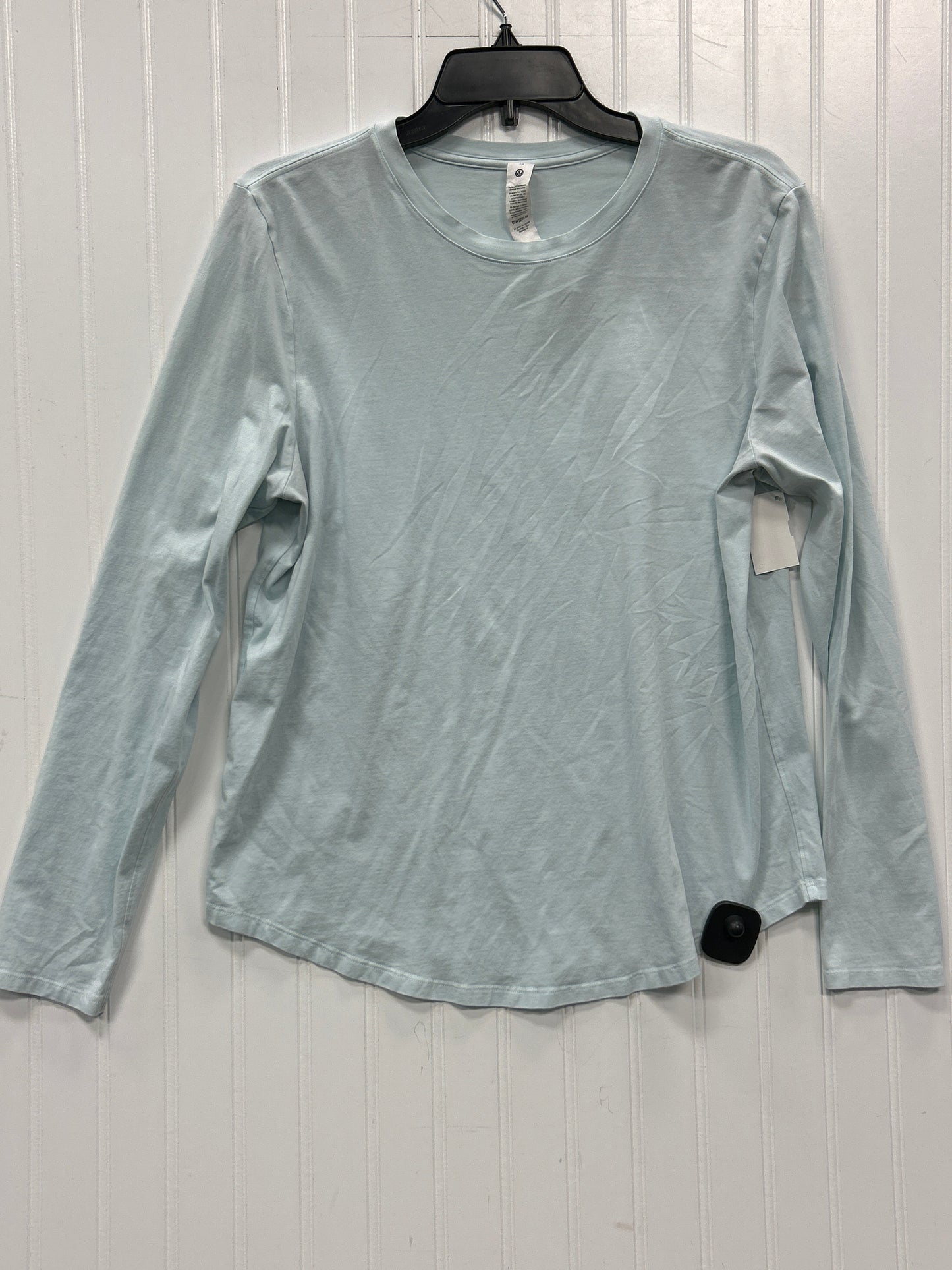 Athletic Top Ls Crewneck By Lululemon In Blue, Size:10
