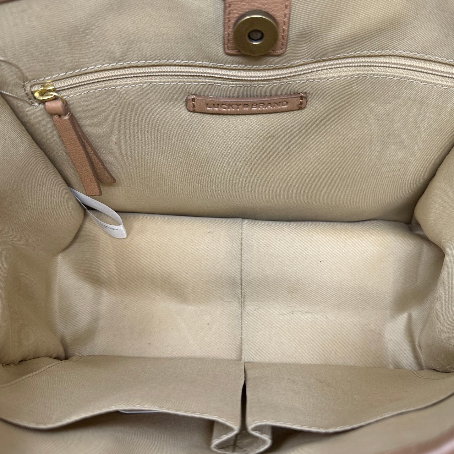 Rysa 2-In-1 Leather Satchel By Lucky Brand In Natural Snake Multi, Size: Medium