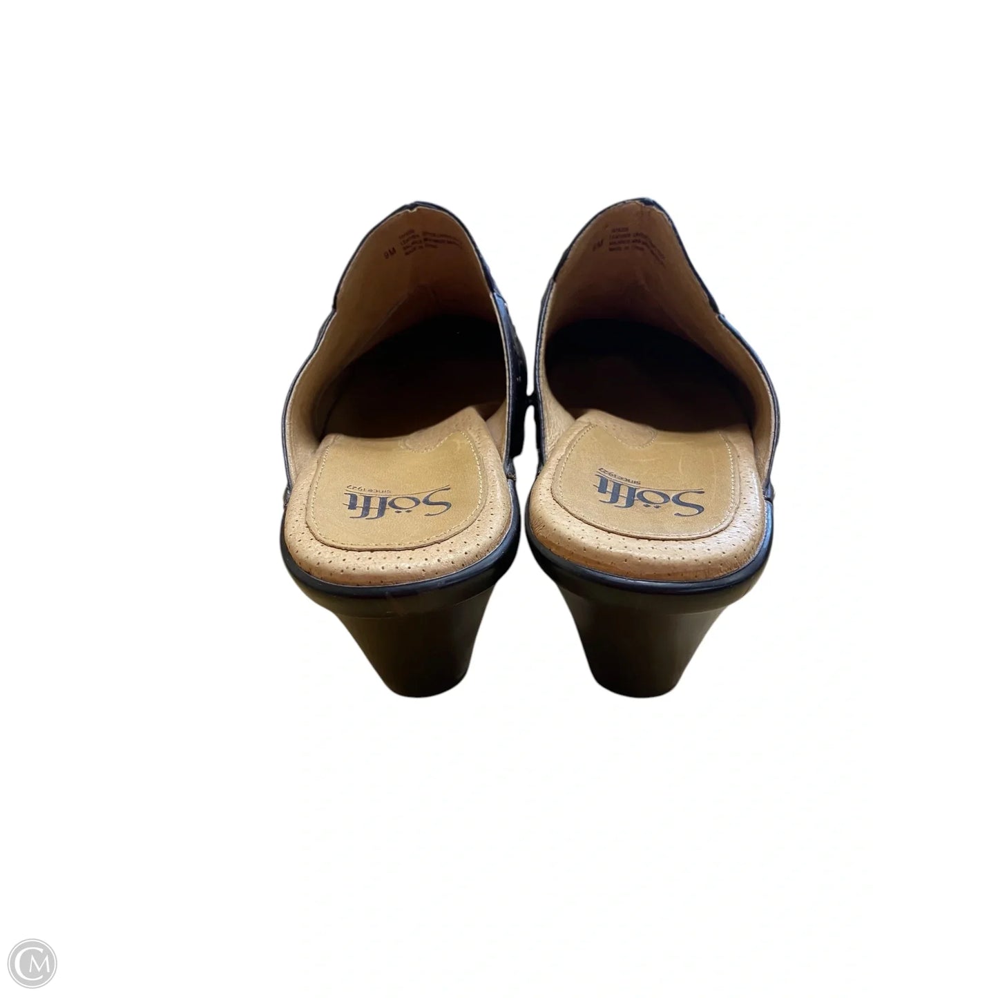 Shoes Heels Block By Sofft In Brown, Size: 9