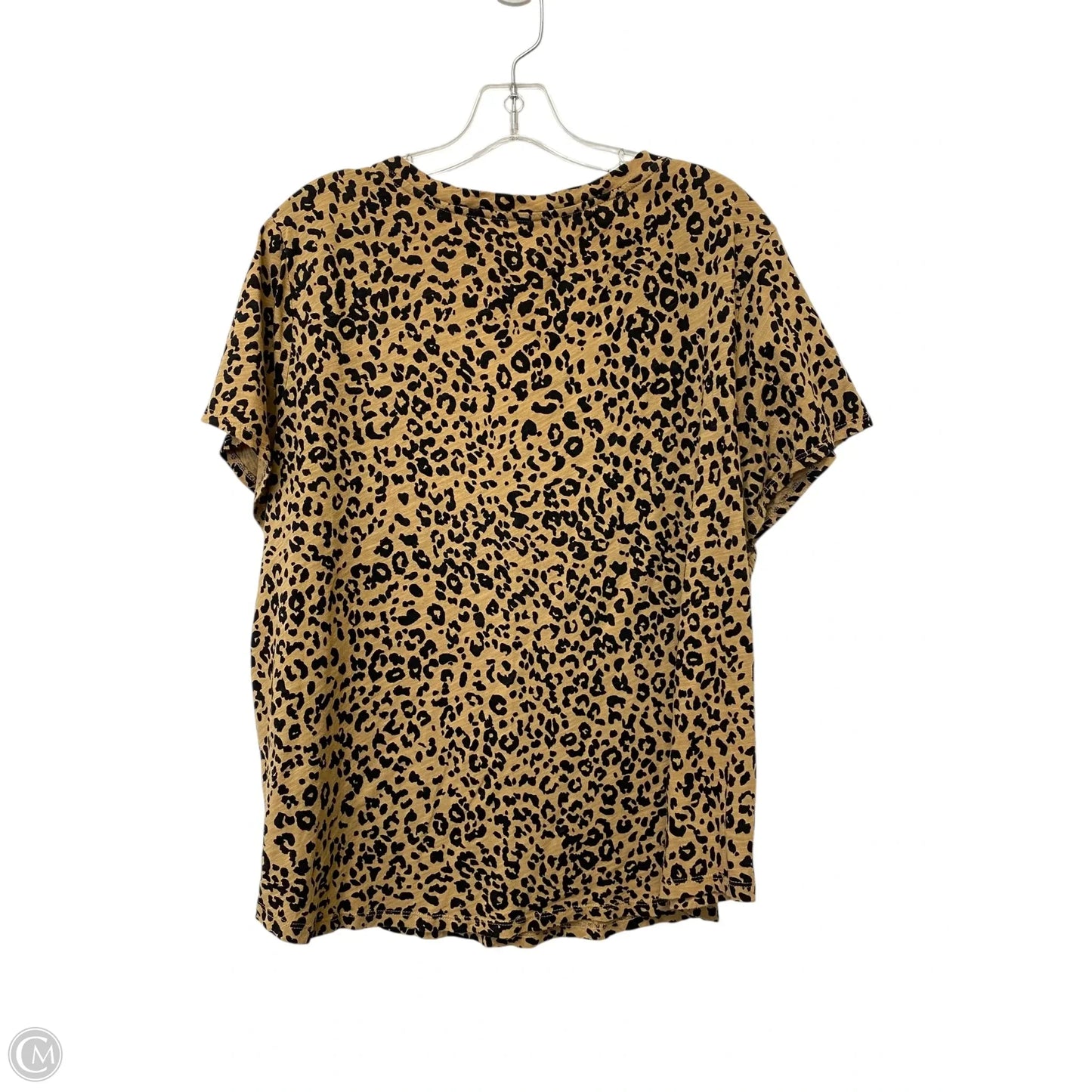 Top Short Sleeve By Old Navy In Animal Print, Size: 2x
