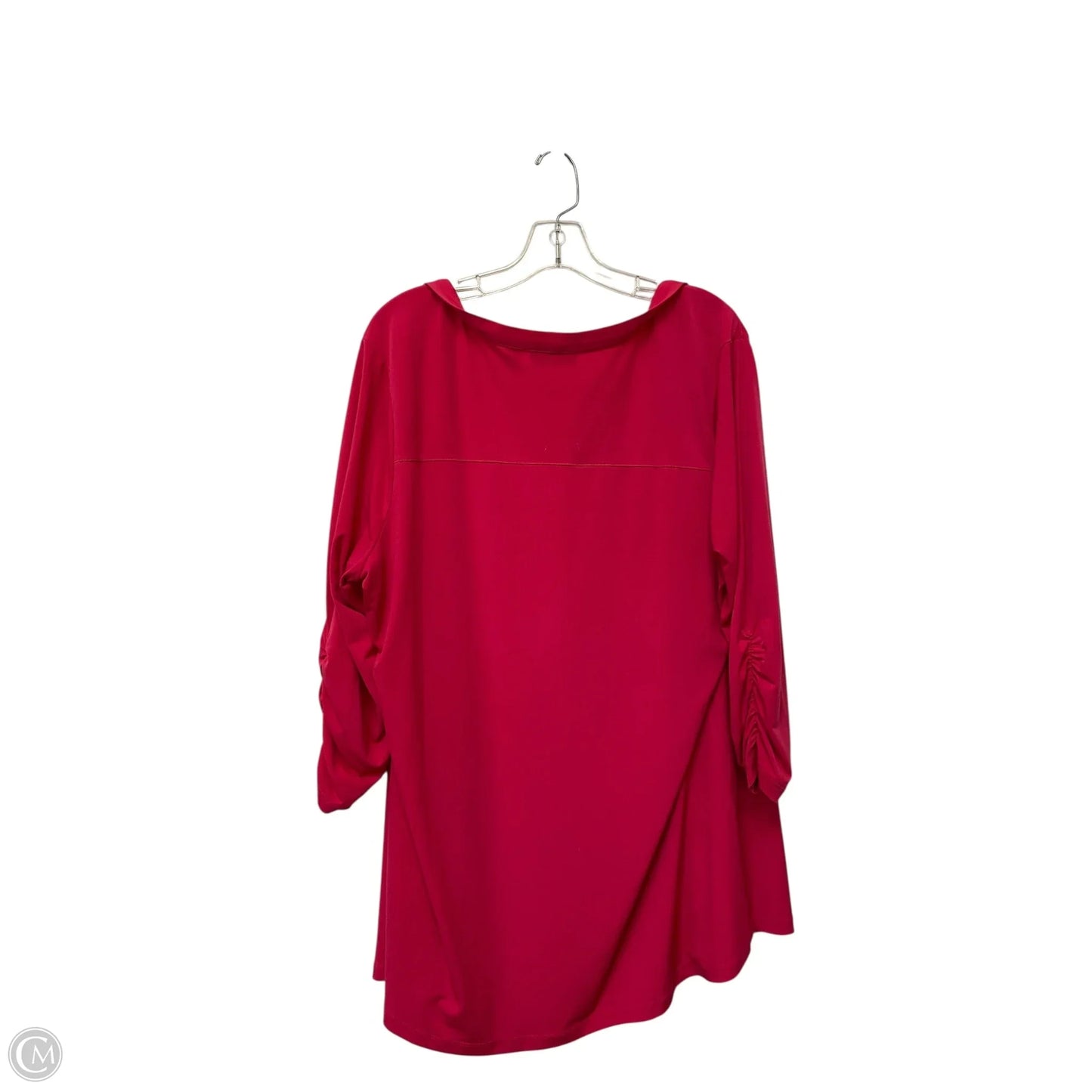 Cardigan By Susan Graver In Pink, Size: 2x