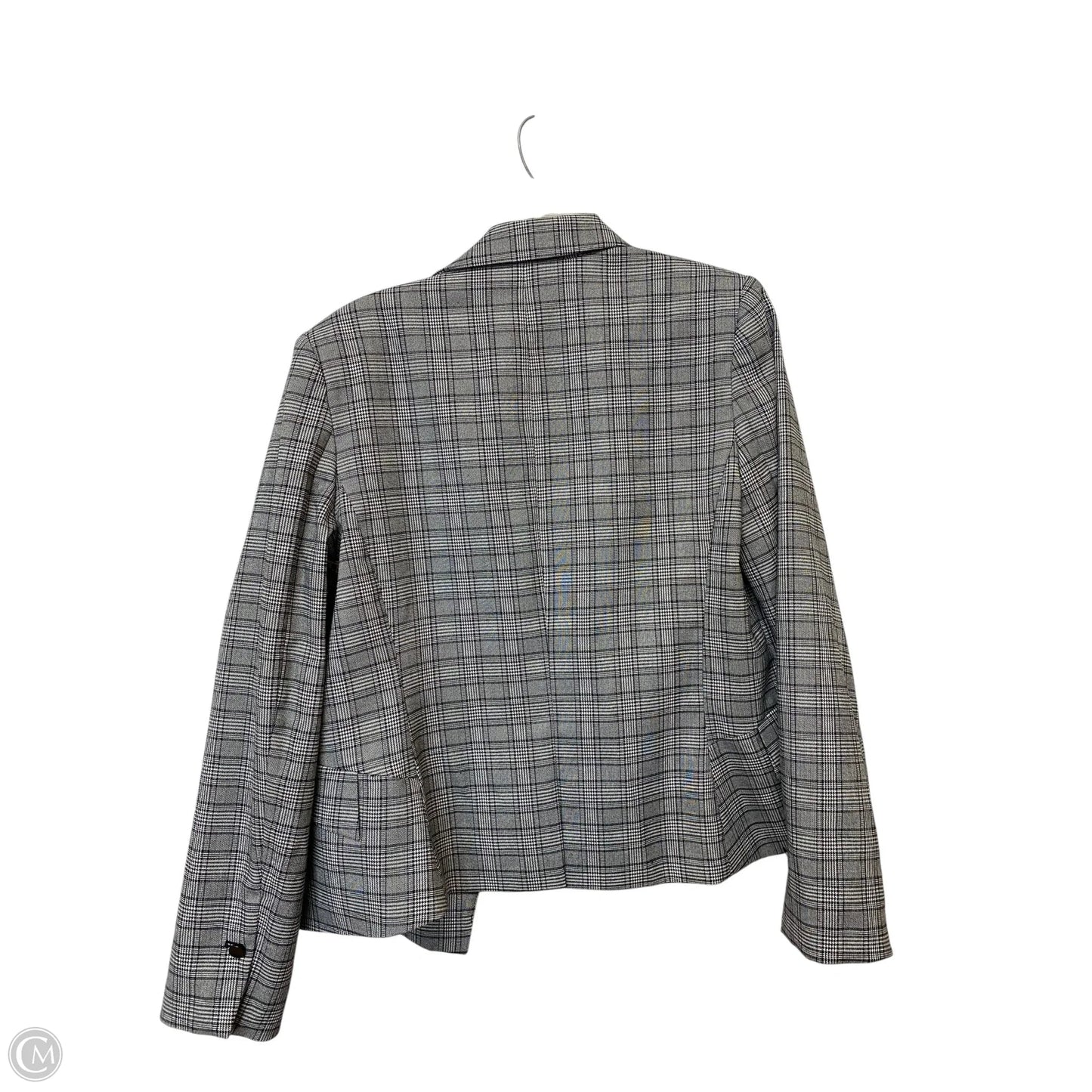 Blazer By Calvin Klein In Black & Grey, Size: L