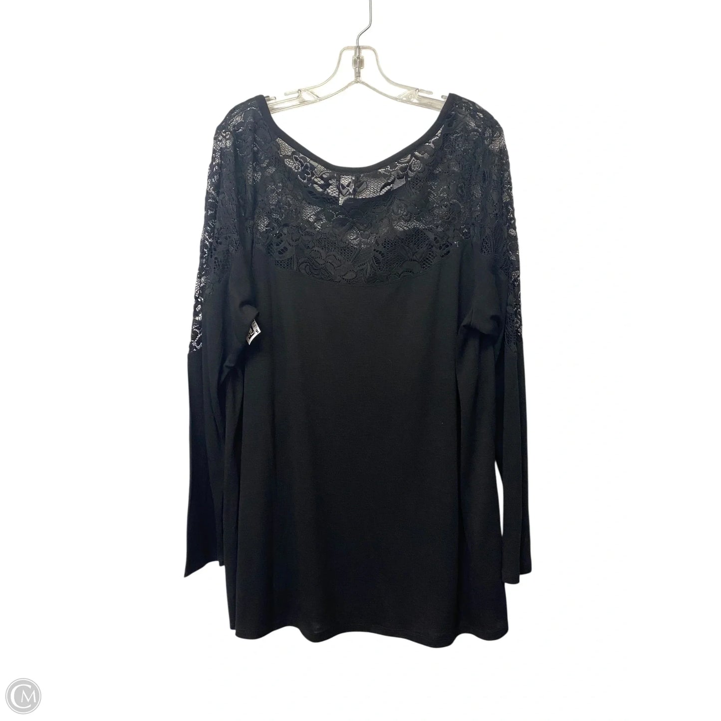 Top Long Sleeve By Torrid In Black, Size: 2