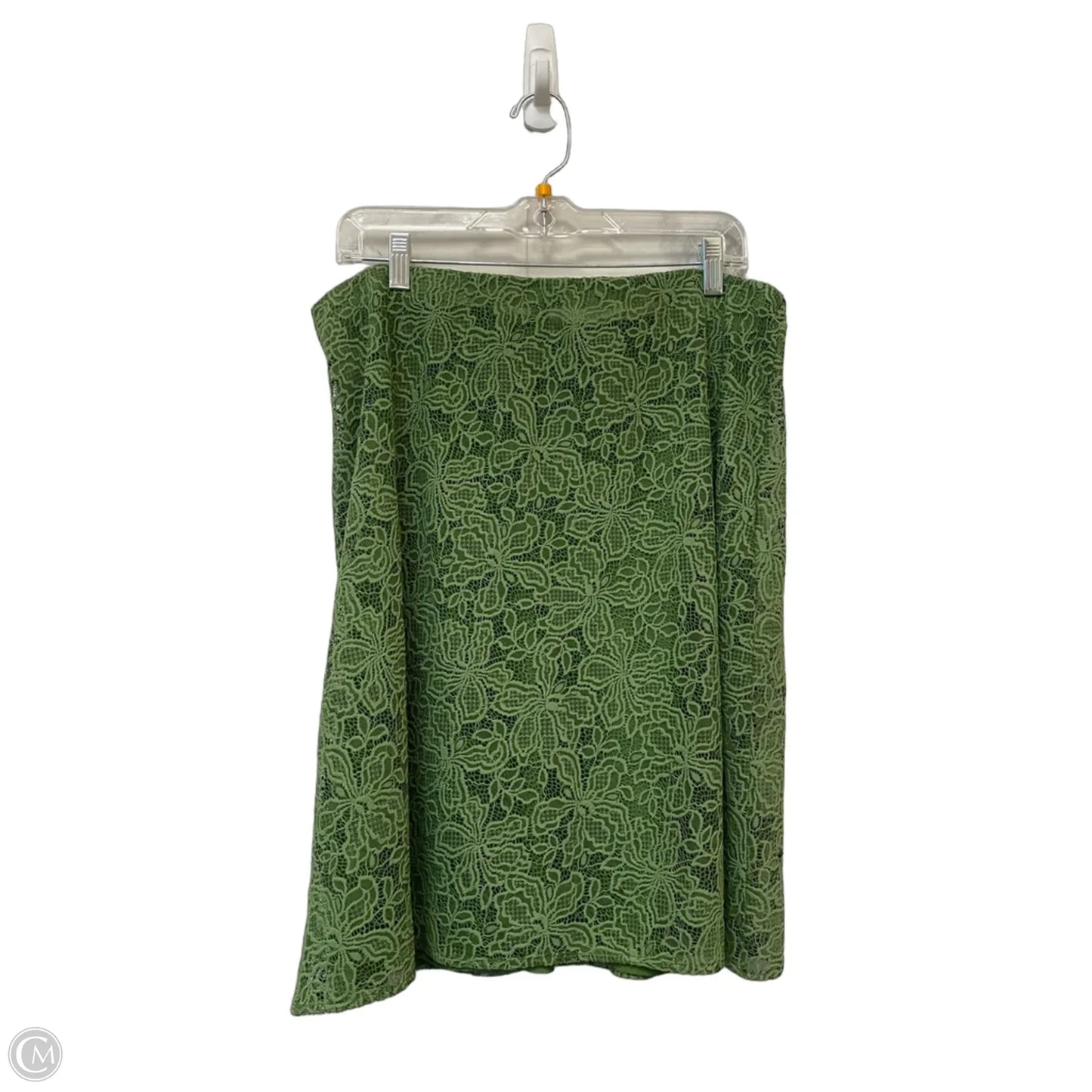 Skirt Midi By Anthropologie In Green, Size: Xl