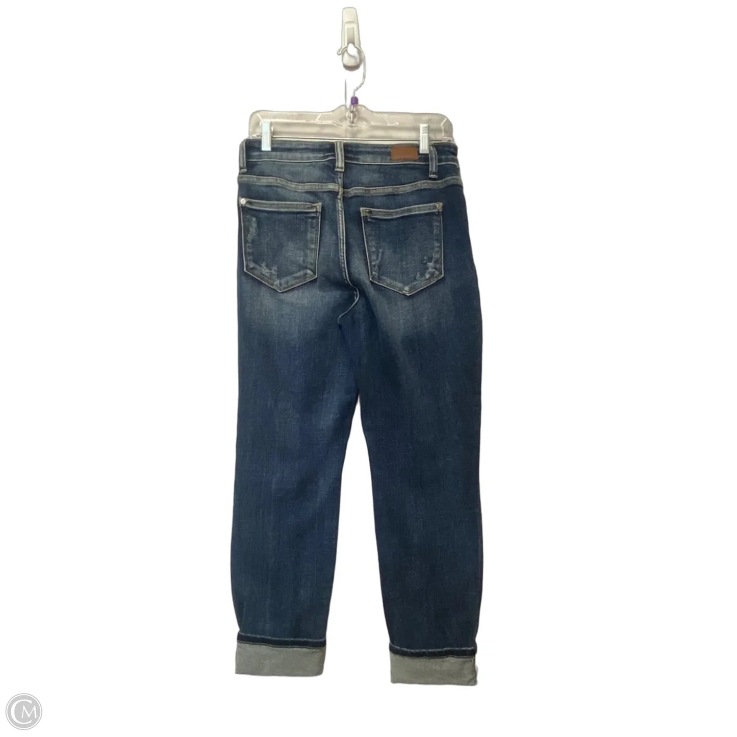 Jeans Boyfriend By Judy Blue In Blue Denim, Size: 28