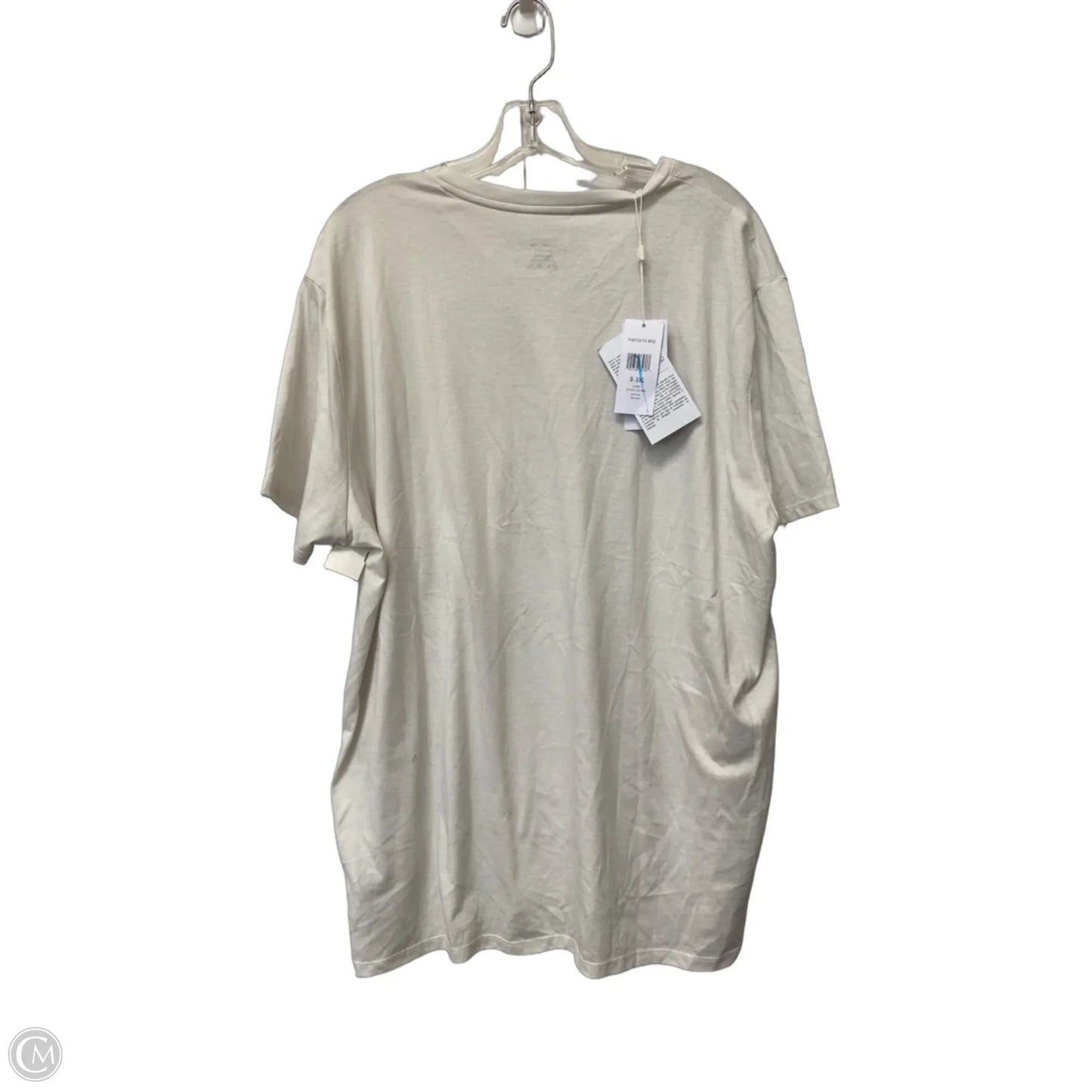 Top Short Sleeve By Lacoste In White, Size: 3x