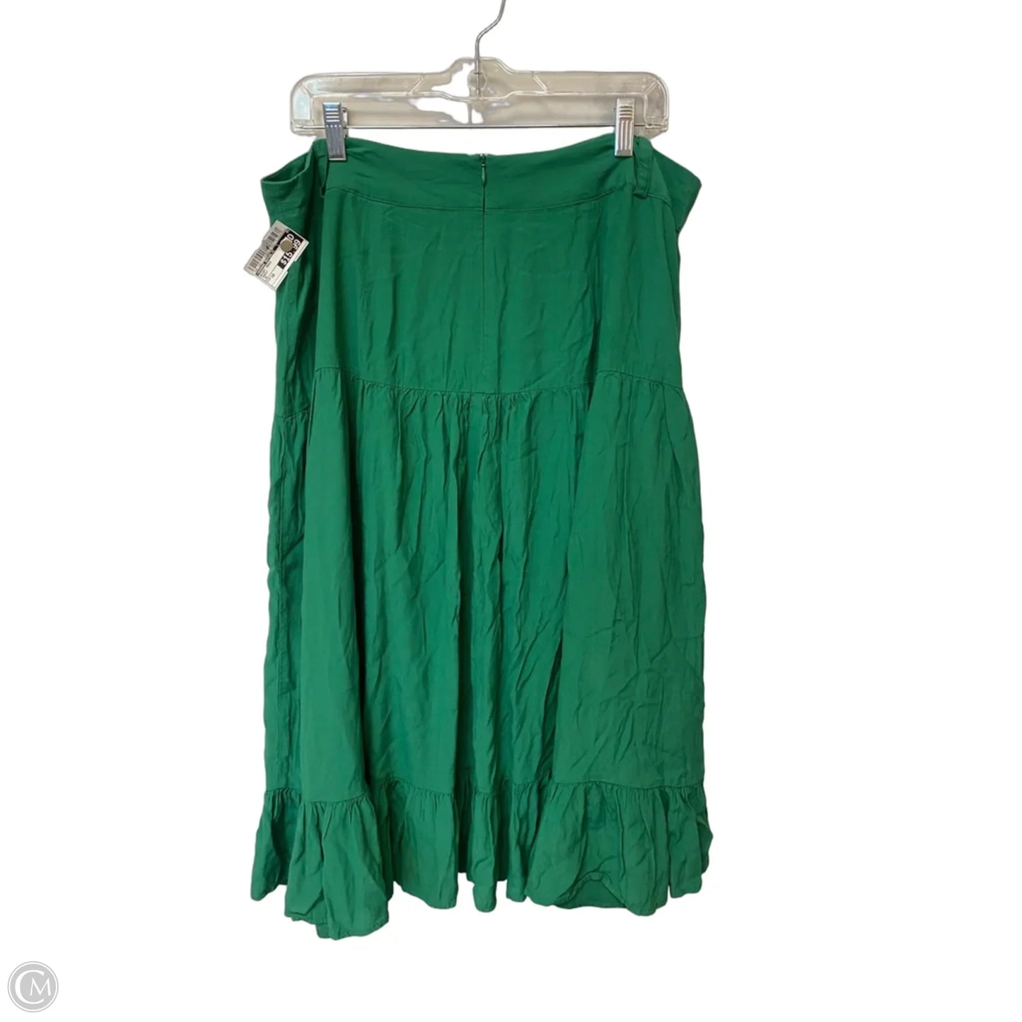 Skirt Maxi By Banana Republic In Green, Size: 18