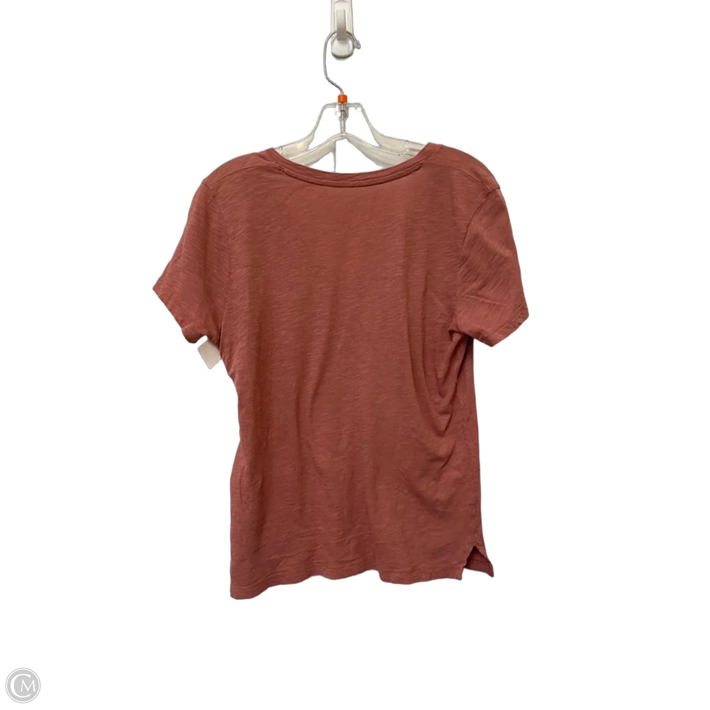 Top Short Sleeve By Madewell In Mauve, Size: M