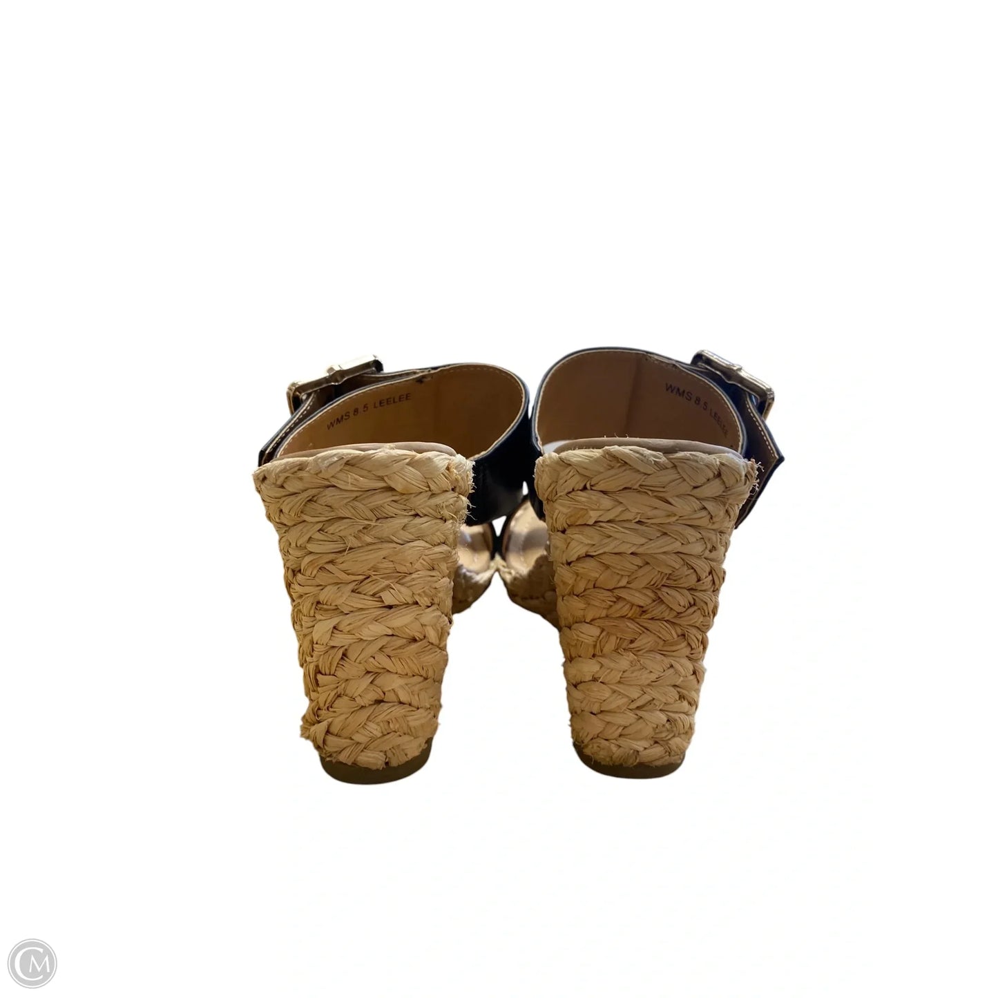 Sandals Heels Wedge By Dolce Vita In Black, Size: 8.5