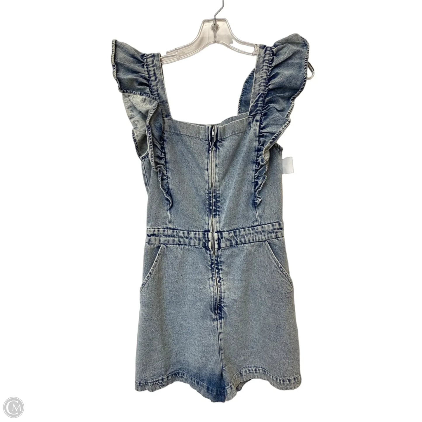 Romper By Gilli In Blue Denim, Size: S