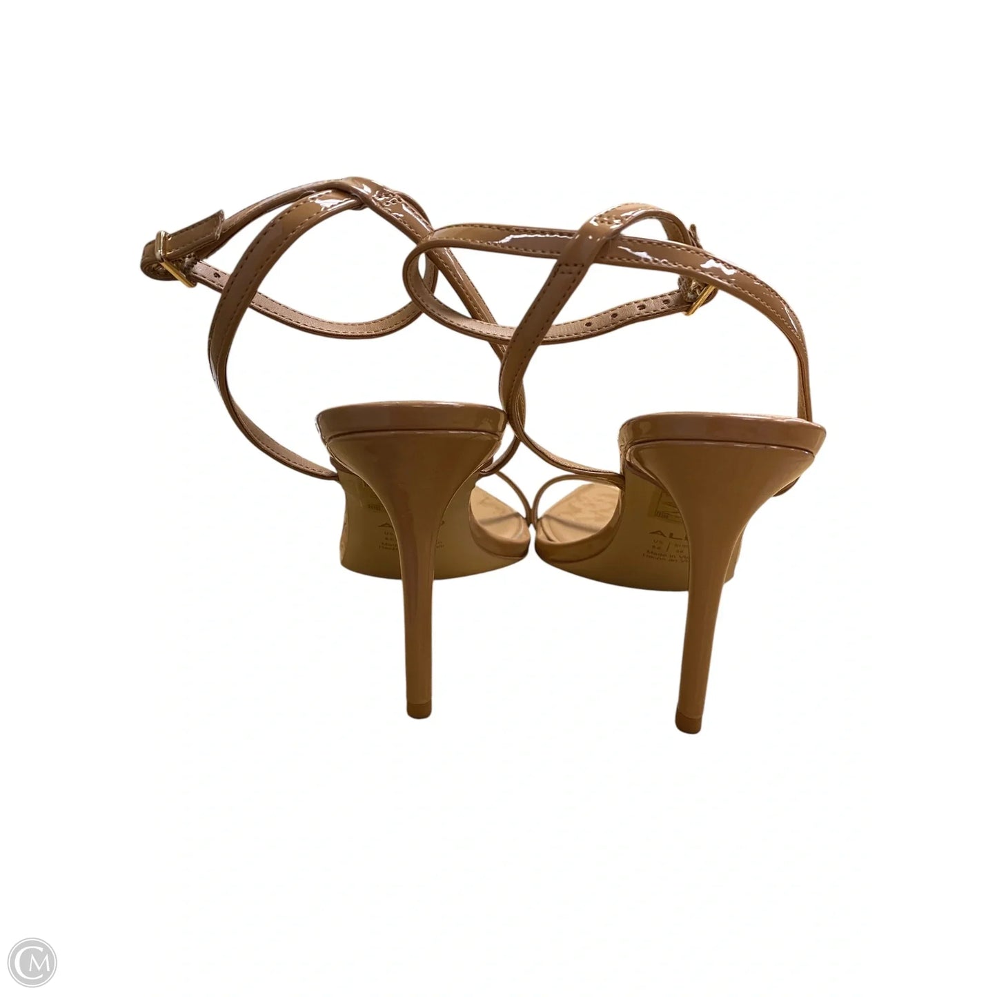 Sandals Heels Stiletto By Aldo In Brown, Size: 8.5