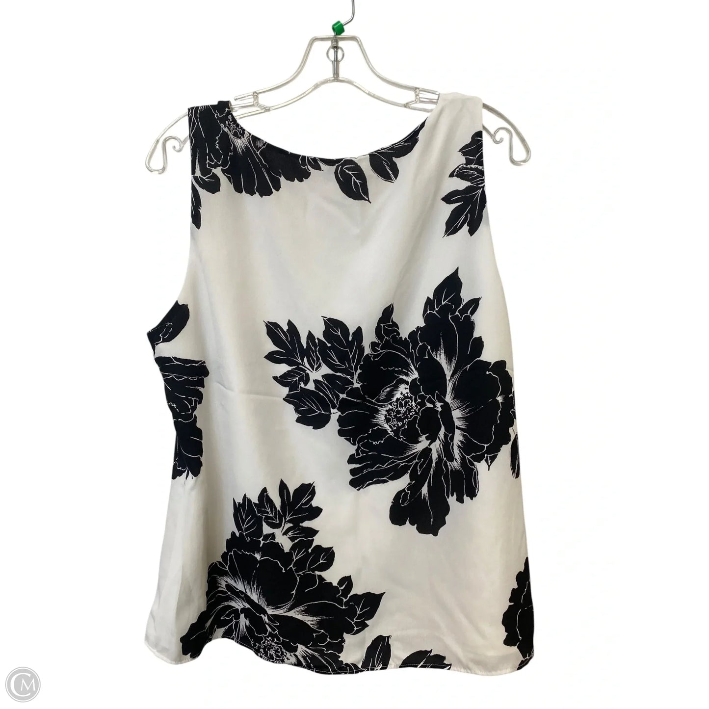 Top Sleeveless By White House Black Market In Black & White, Size: L