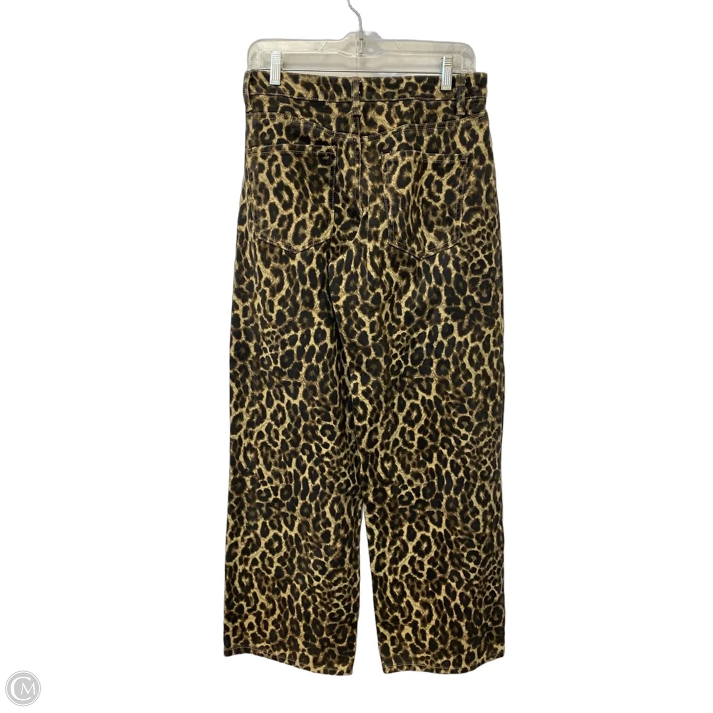 Pants Wide Leg By Forever 21 In Animal Print, Size: 0