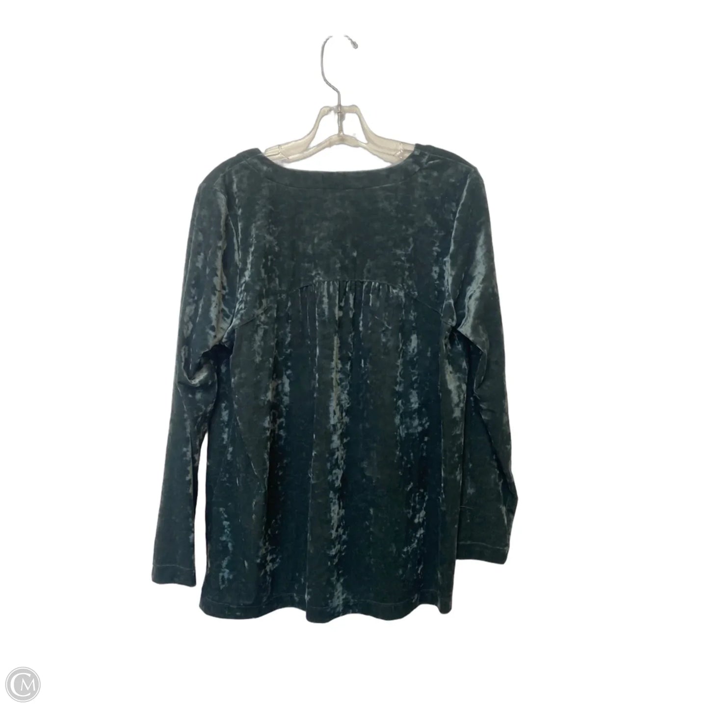 Top Long Sleeve By J. Jill In Green, Size: M