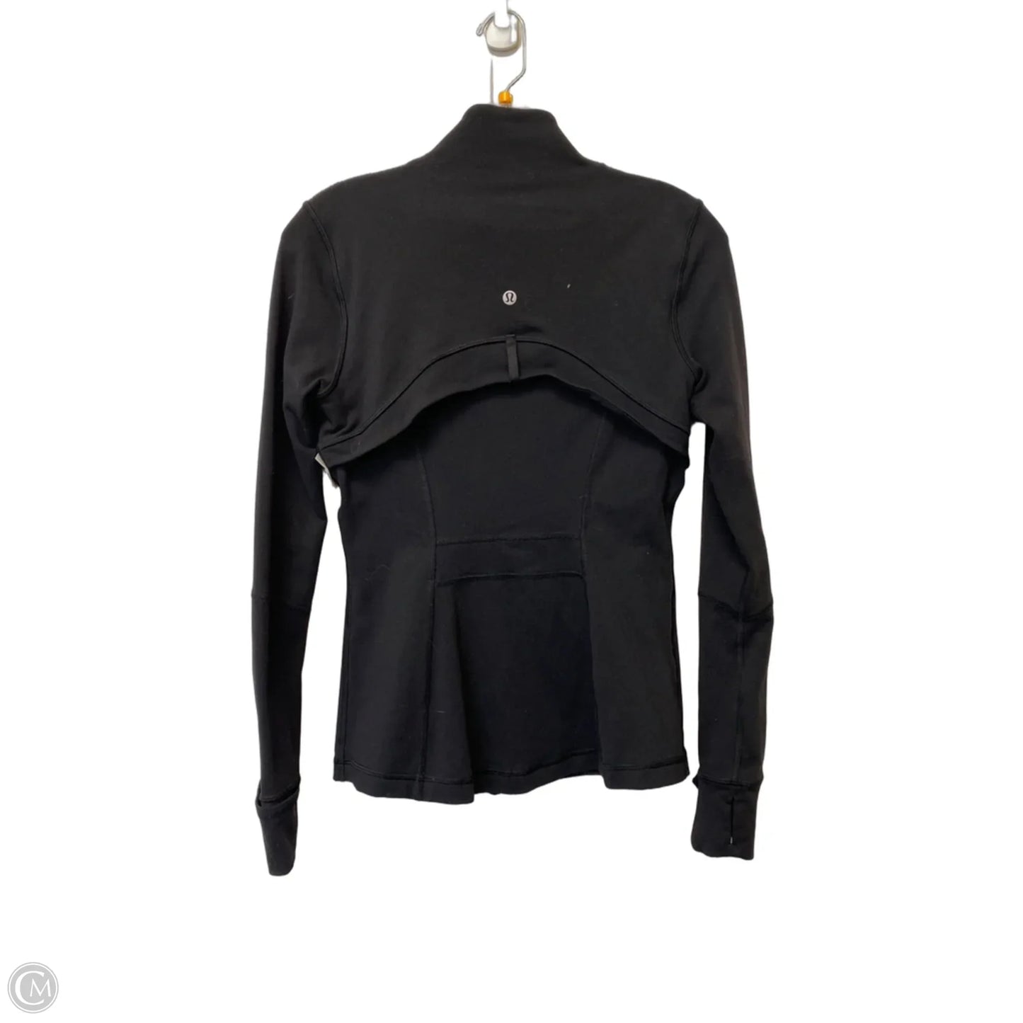 Athletic Jacket By Lululemon In Black, Size: 6p