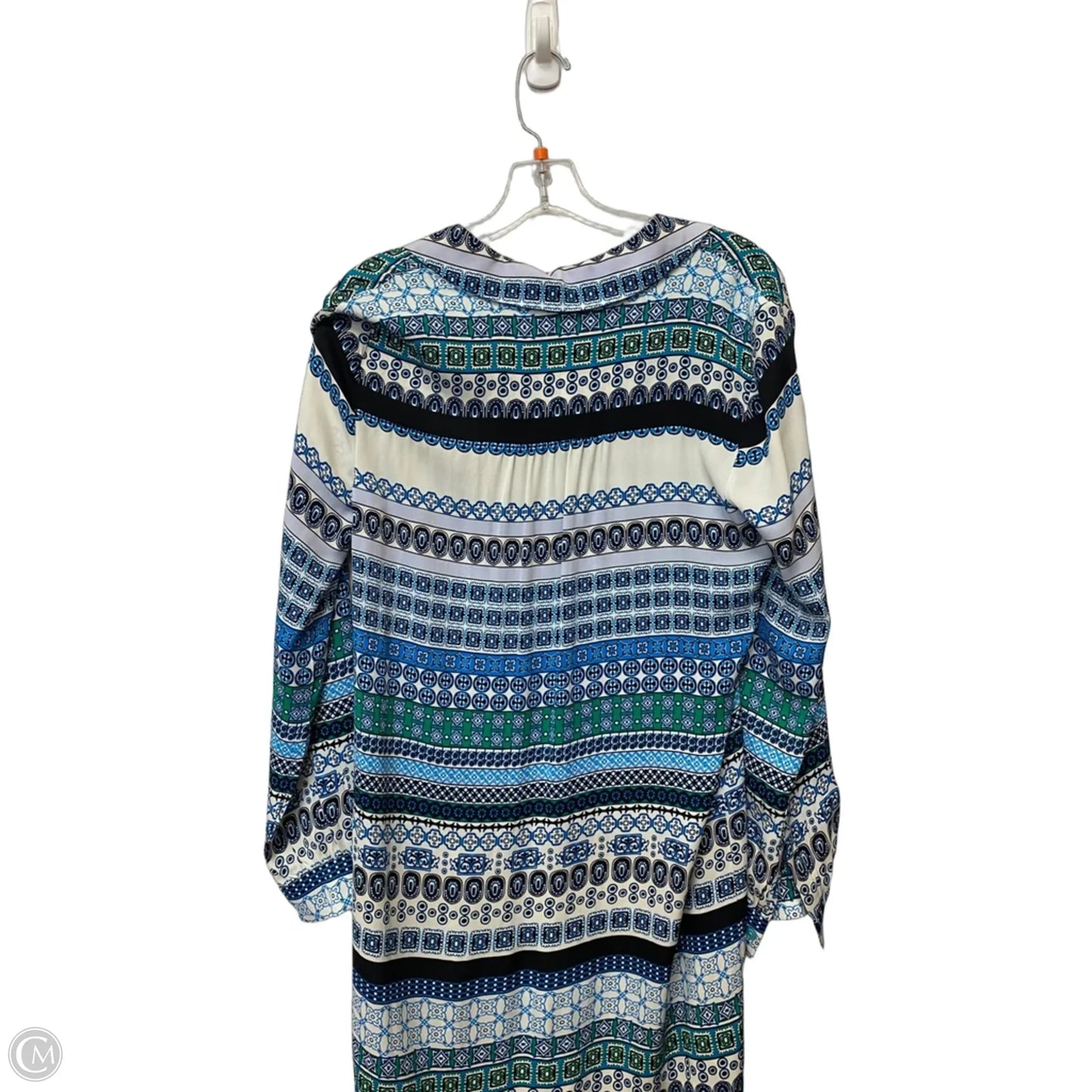 Dress Designer By Diane Von Furstenberg In Blue & Green, Size: 6