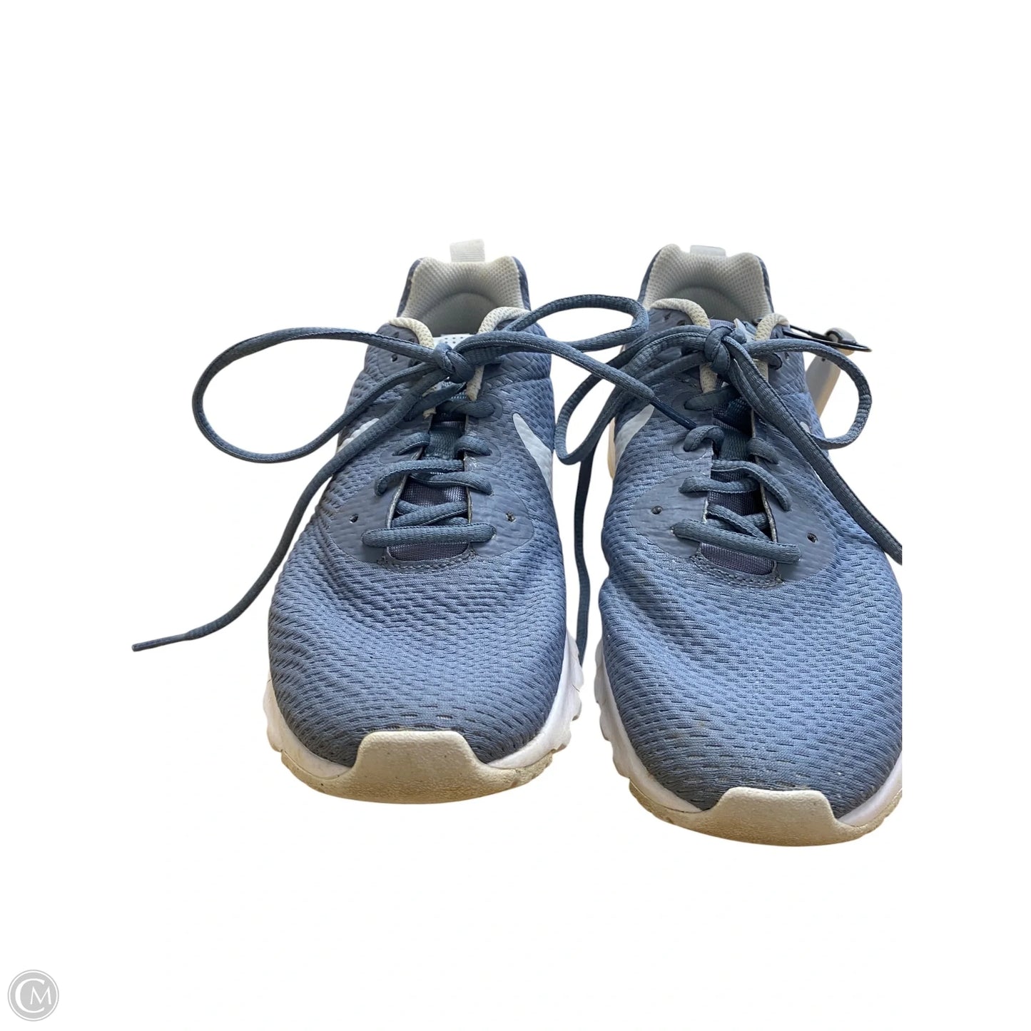 Shoes Athletic By Nike In Grey & Orange, Size: 8
