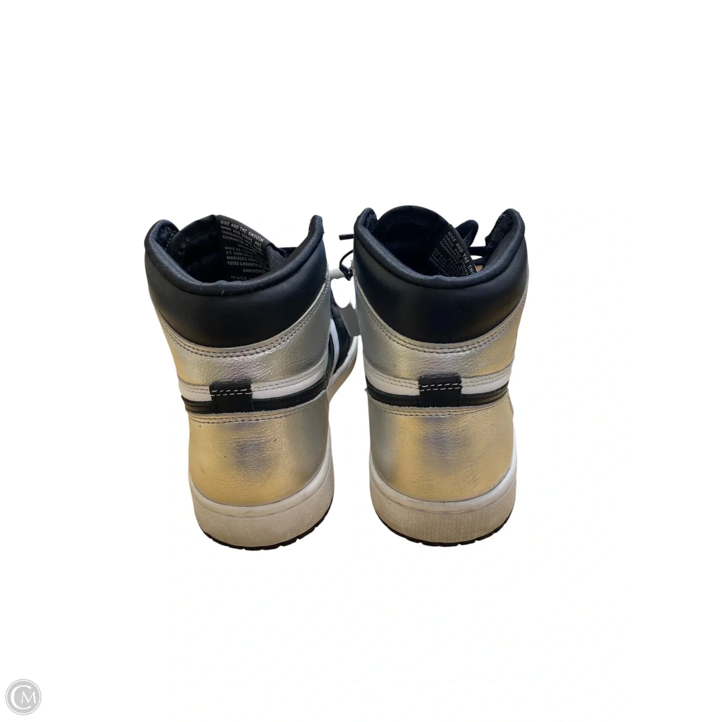 Shoes Athletic By Nike In Black & Silver, Size: 7.5