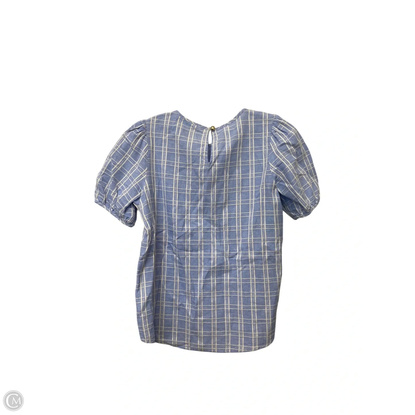 Top Short Sleeve By Draper James In Blue, Size: M
