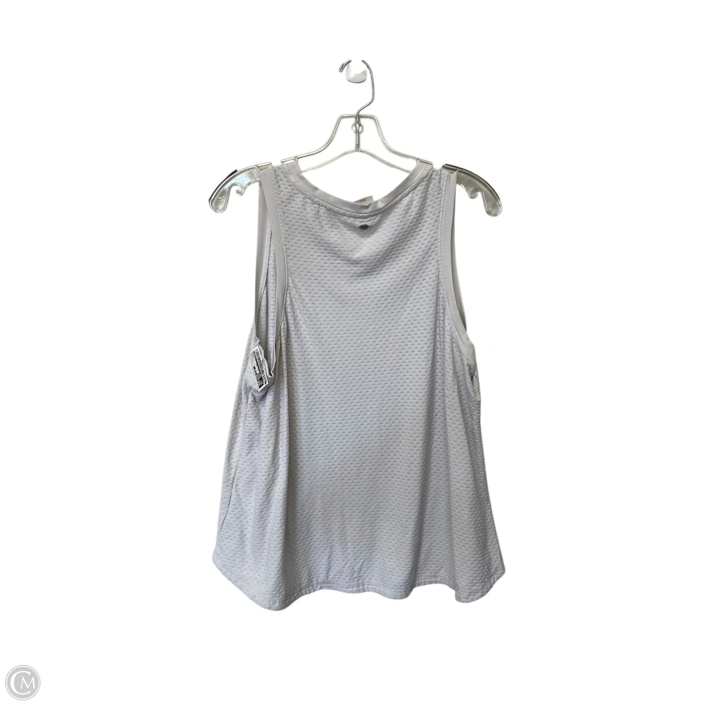 Athletic Tank Top By Calia In White, Size: Xxl