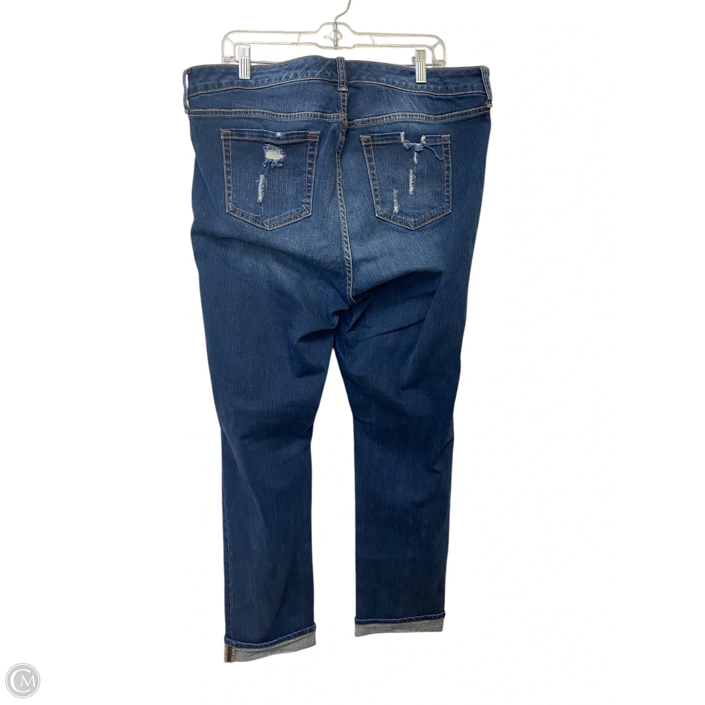 Jeans Boyfriend By Torrid In Blue Denim, Size: 18