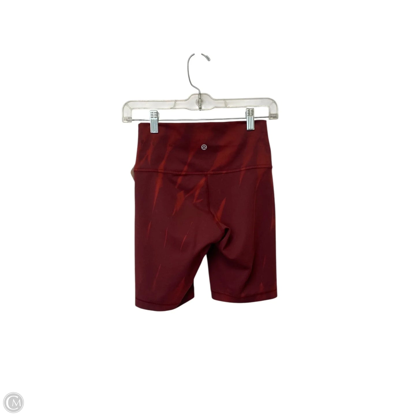 Athletic Shorts By Lululemon In Red, Size: 6