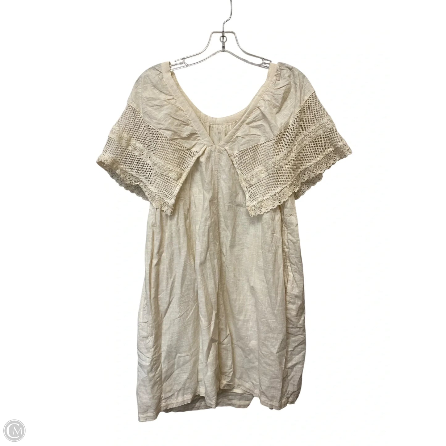 Dress Casual Midi By Old Navy In Cream, Size: M