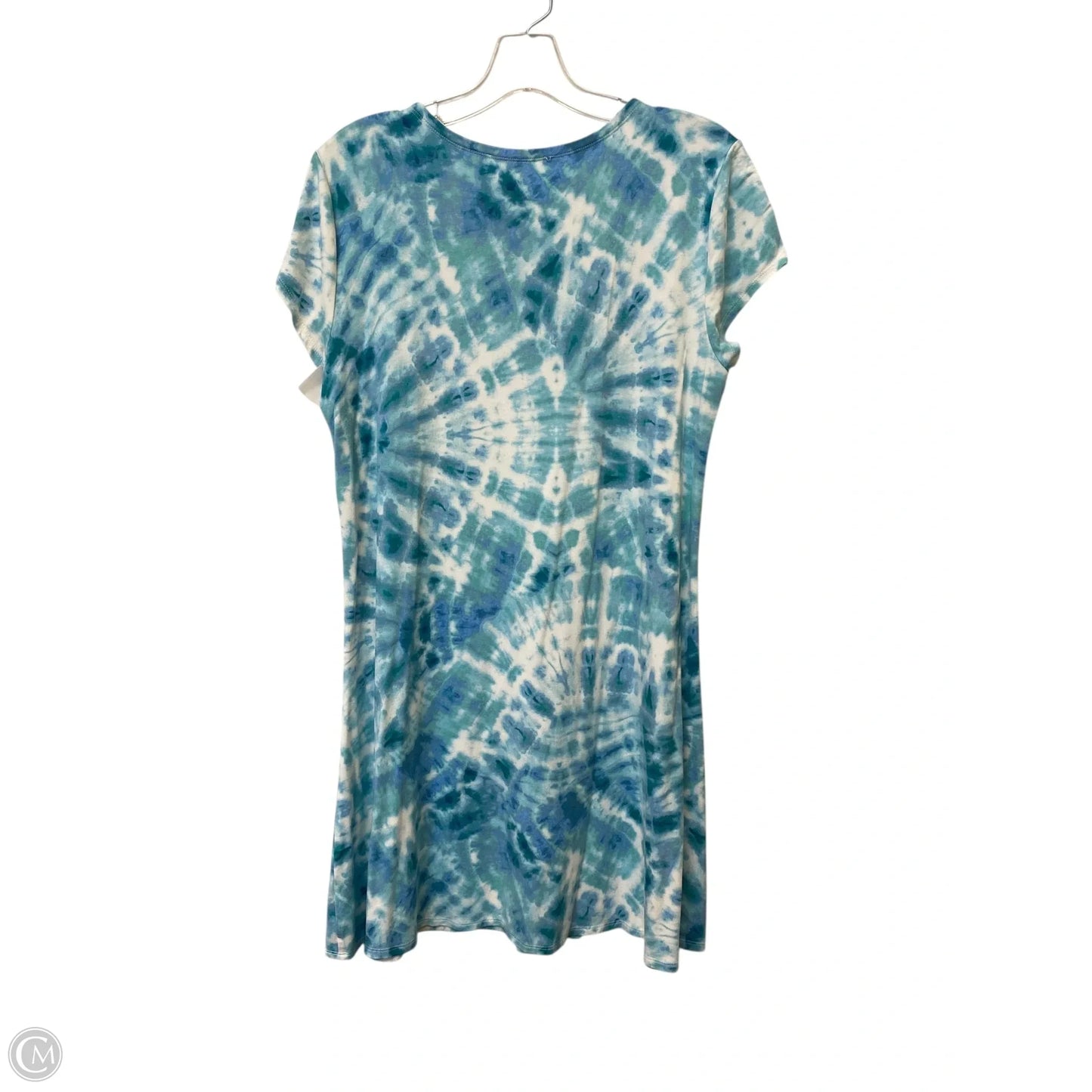 Dress Casual Midi By Cme In Tie Dye Print, Size: L