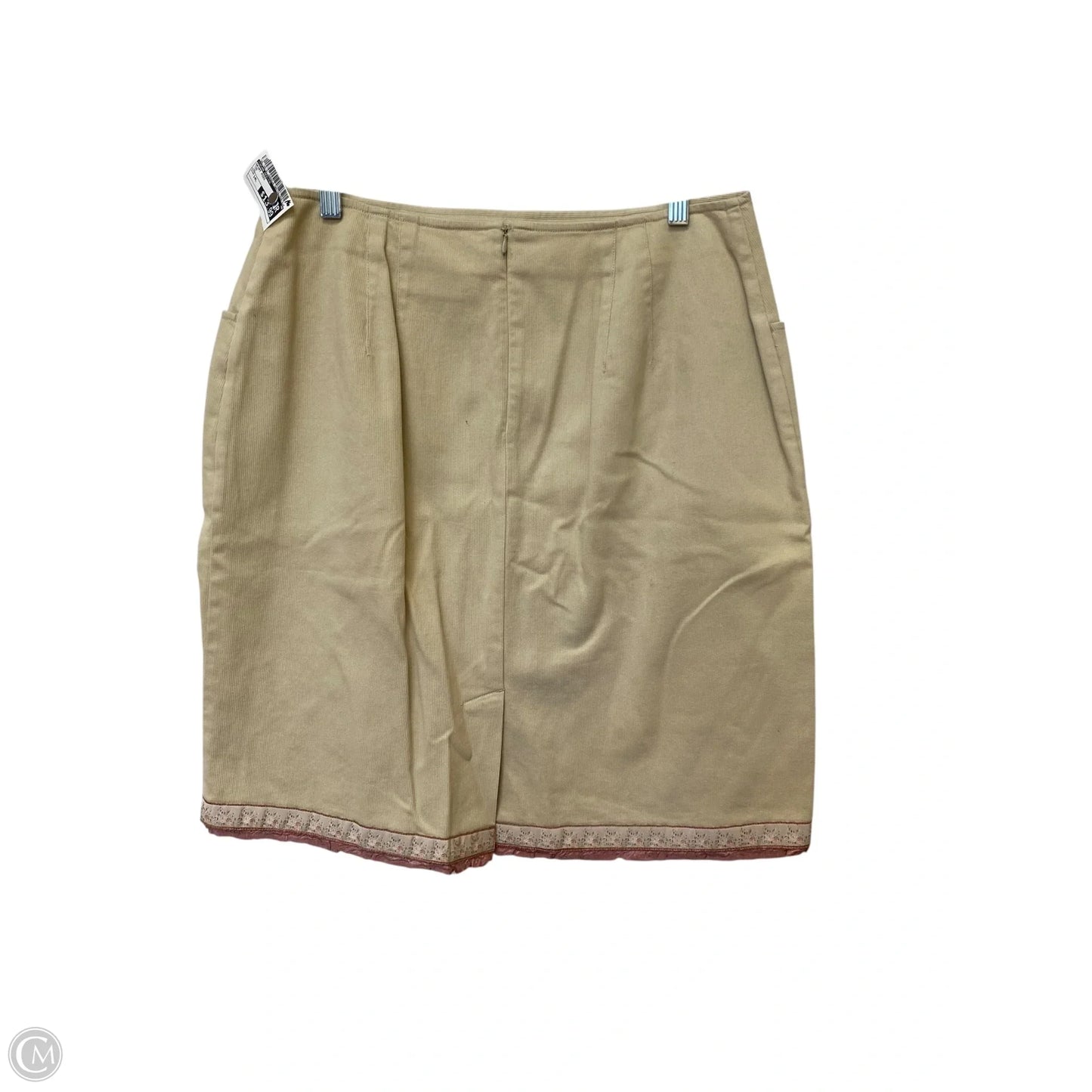 Skirt Midi By Susan Bristol In Tan, Size: 14l