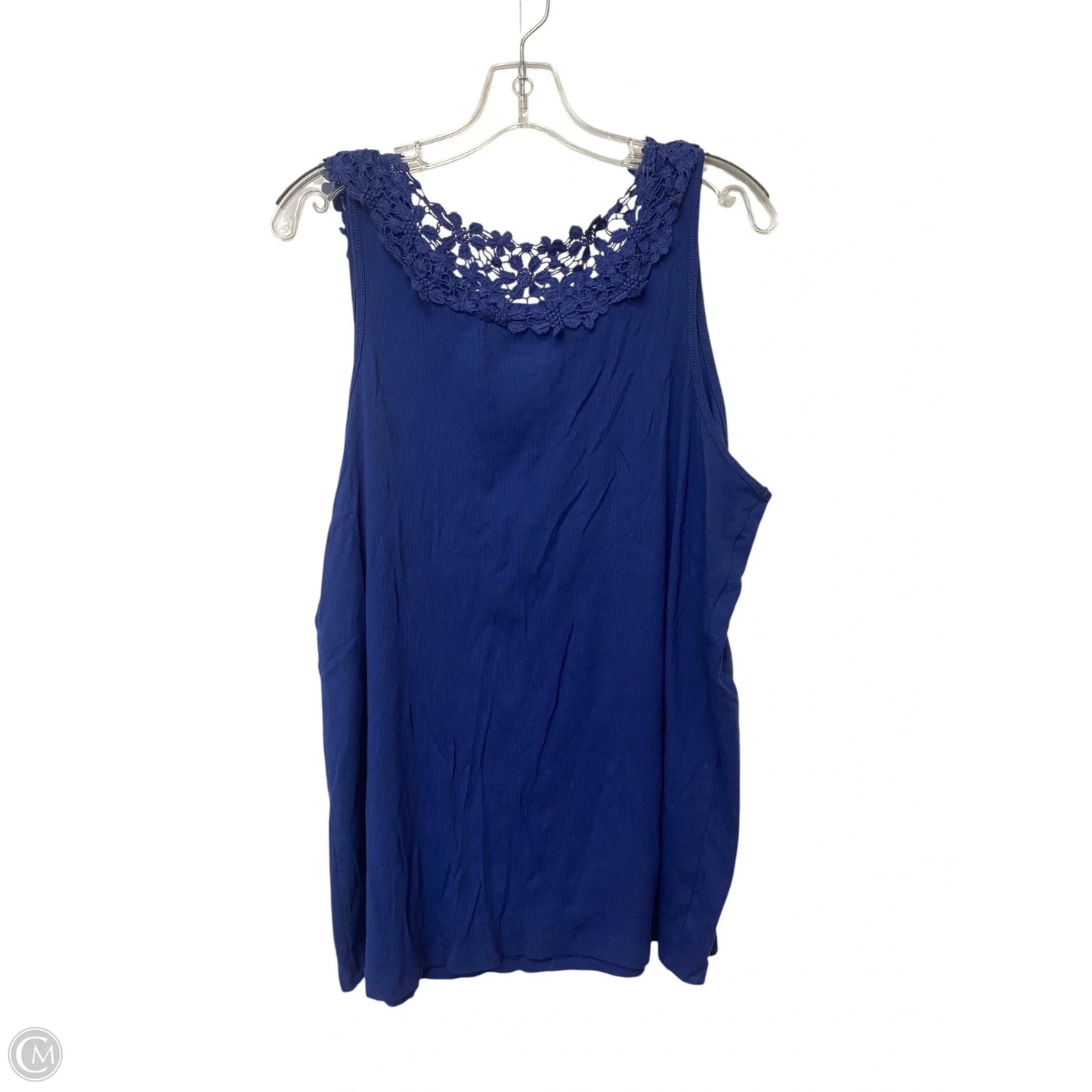 Tank Top By Lane Bryant In Blue, Size: 26