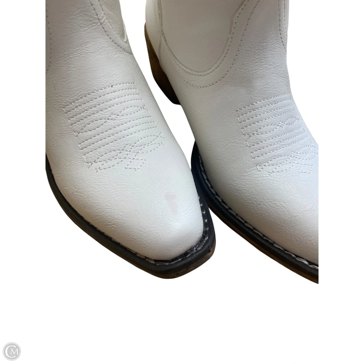 Boots Western By Roper In White, Size: 6