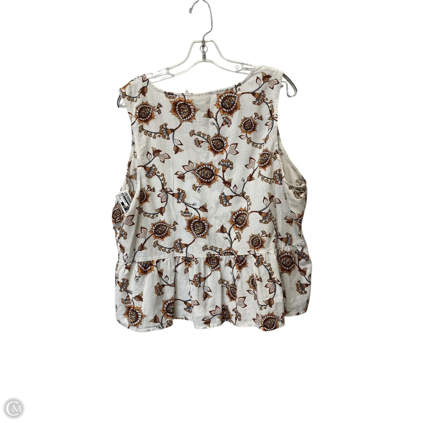 Top Sleeveless By Ana In Multi-colored, Size: Xxl