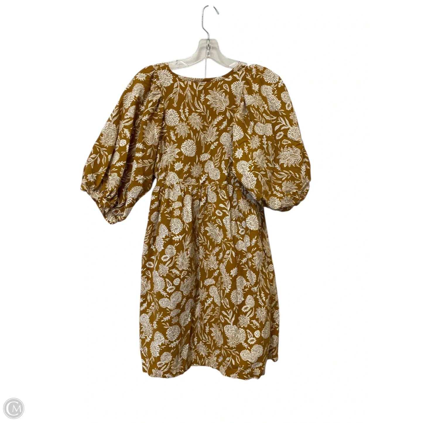 Dress Casual Midi By Universal Thread In Yellow, Size: Xs