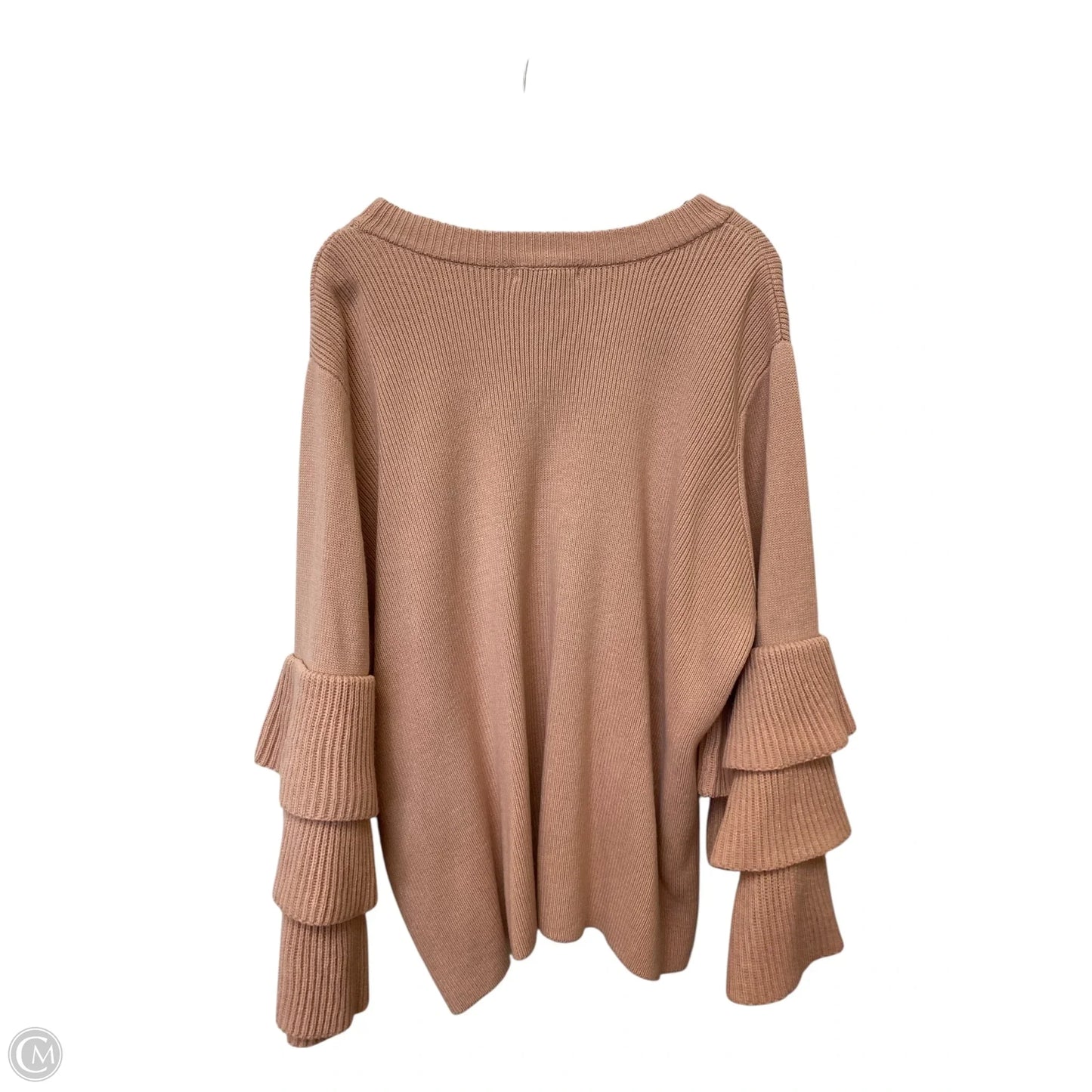 Sweater By Roamans In Pink, Size: 2x