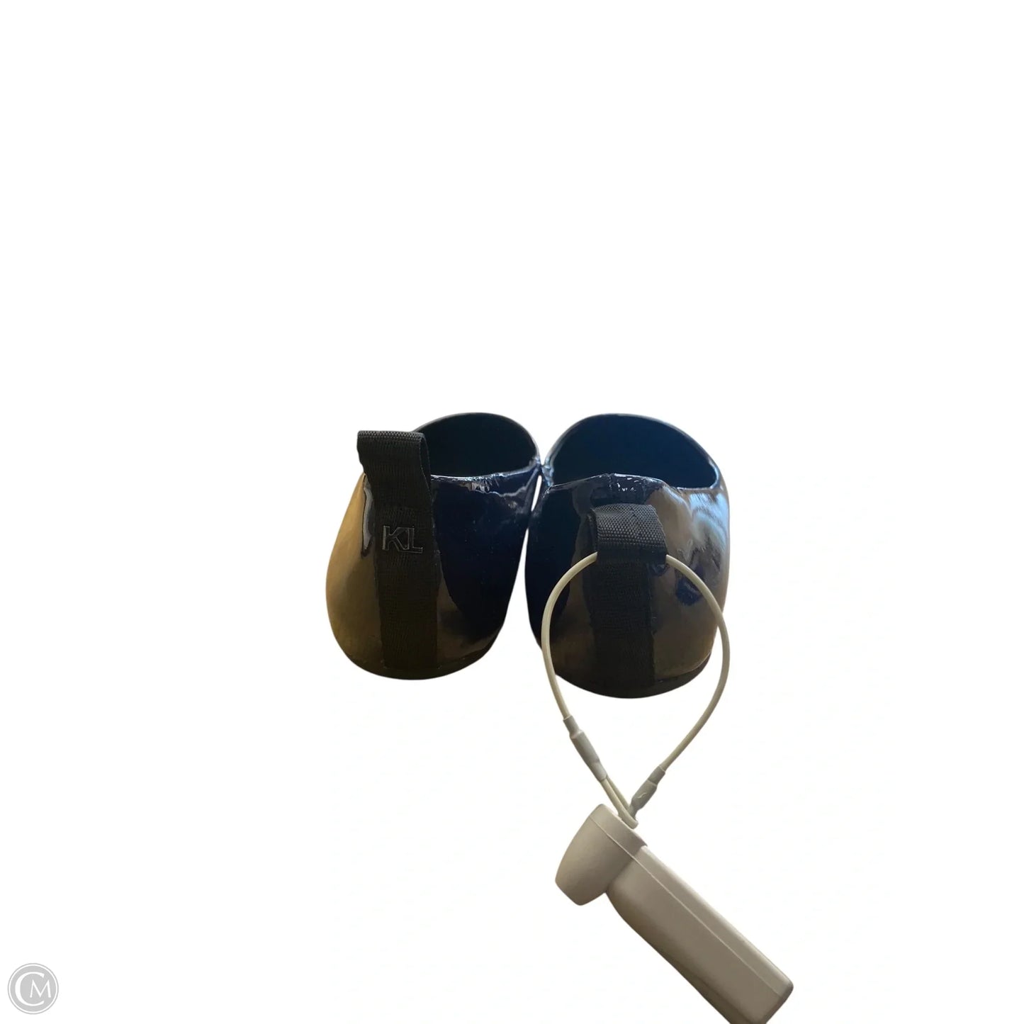 Shoes Designer By Karl Lagerfeld In Navy, Size: 6