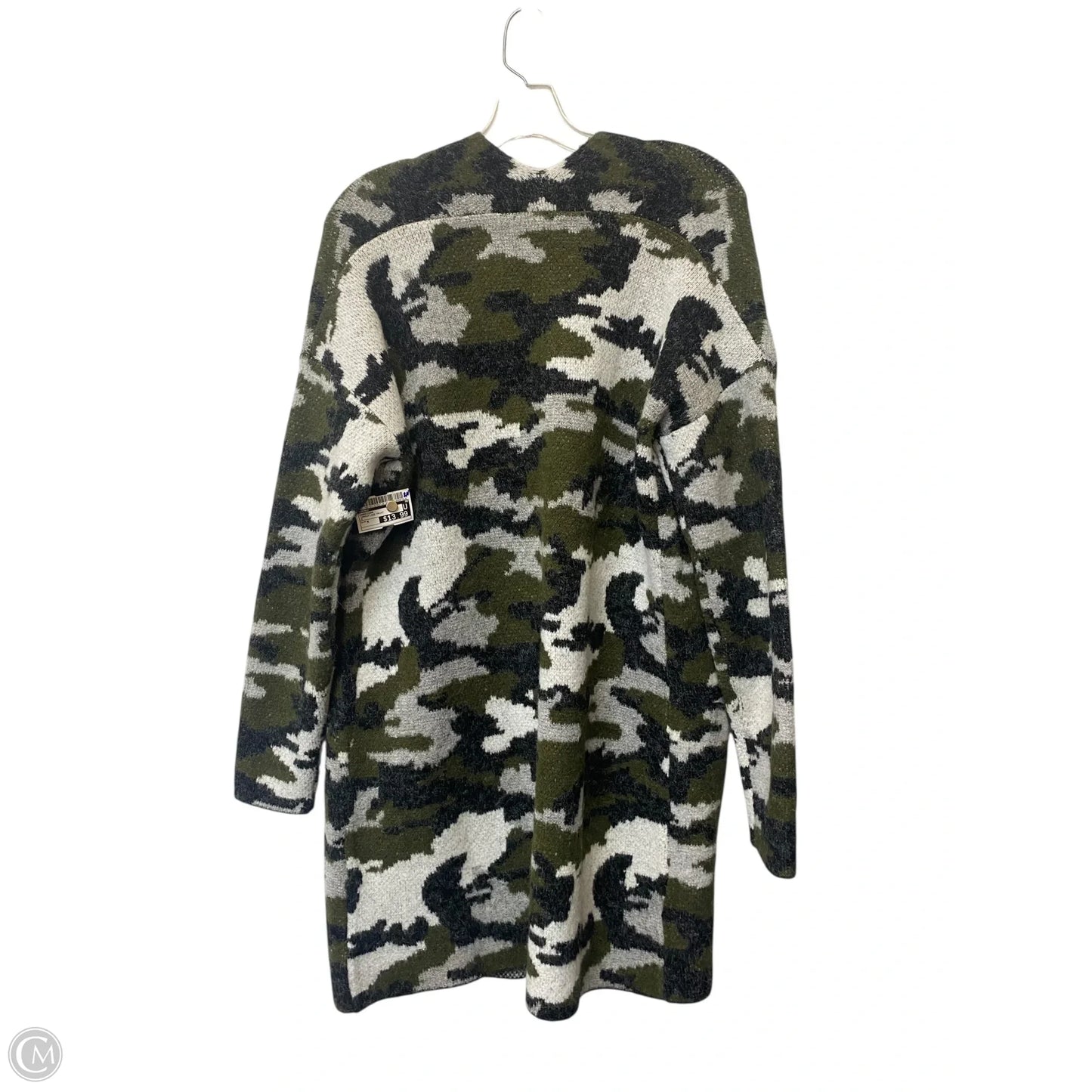Cardigan By Venus In Camouflage Print, Size: M