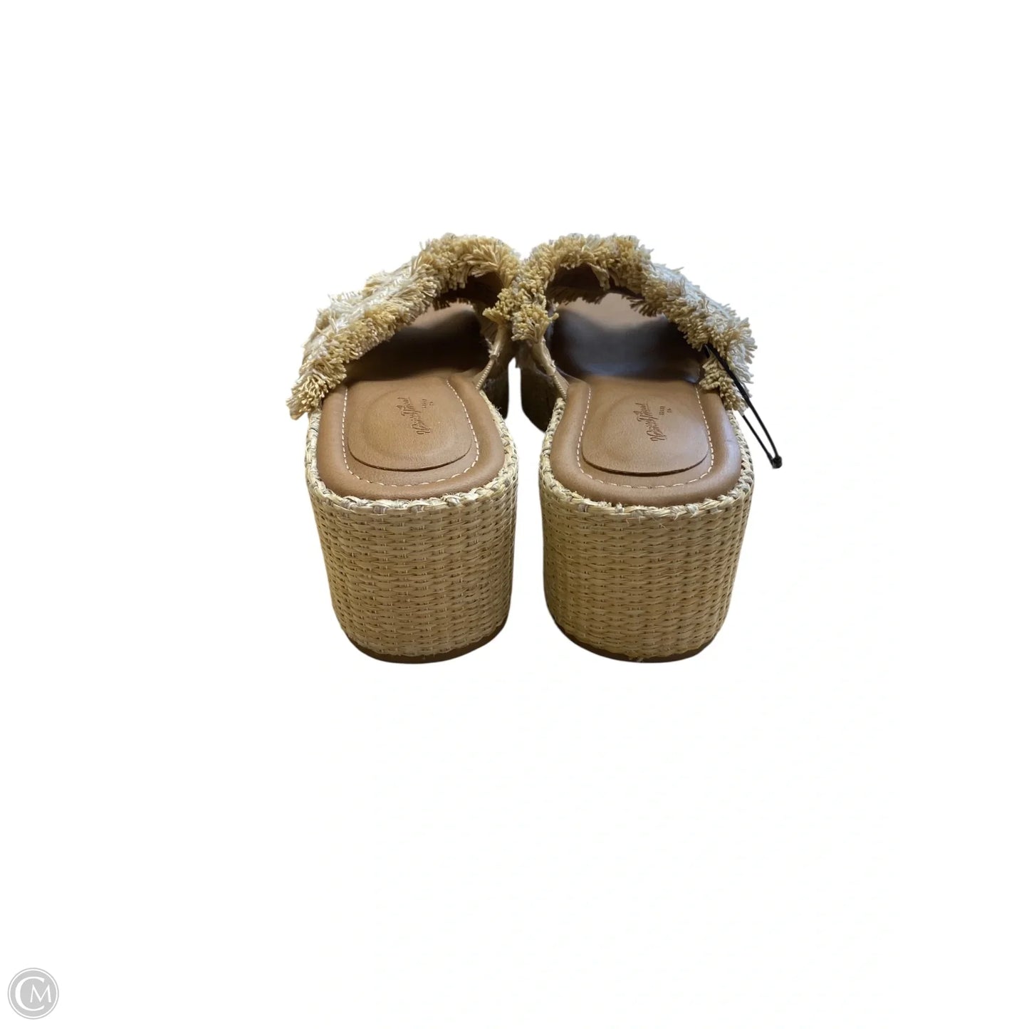 Shoes Heels Platform By Universal Thread In Tan, Size: 10